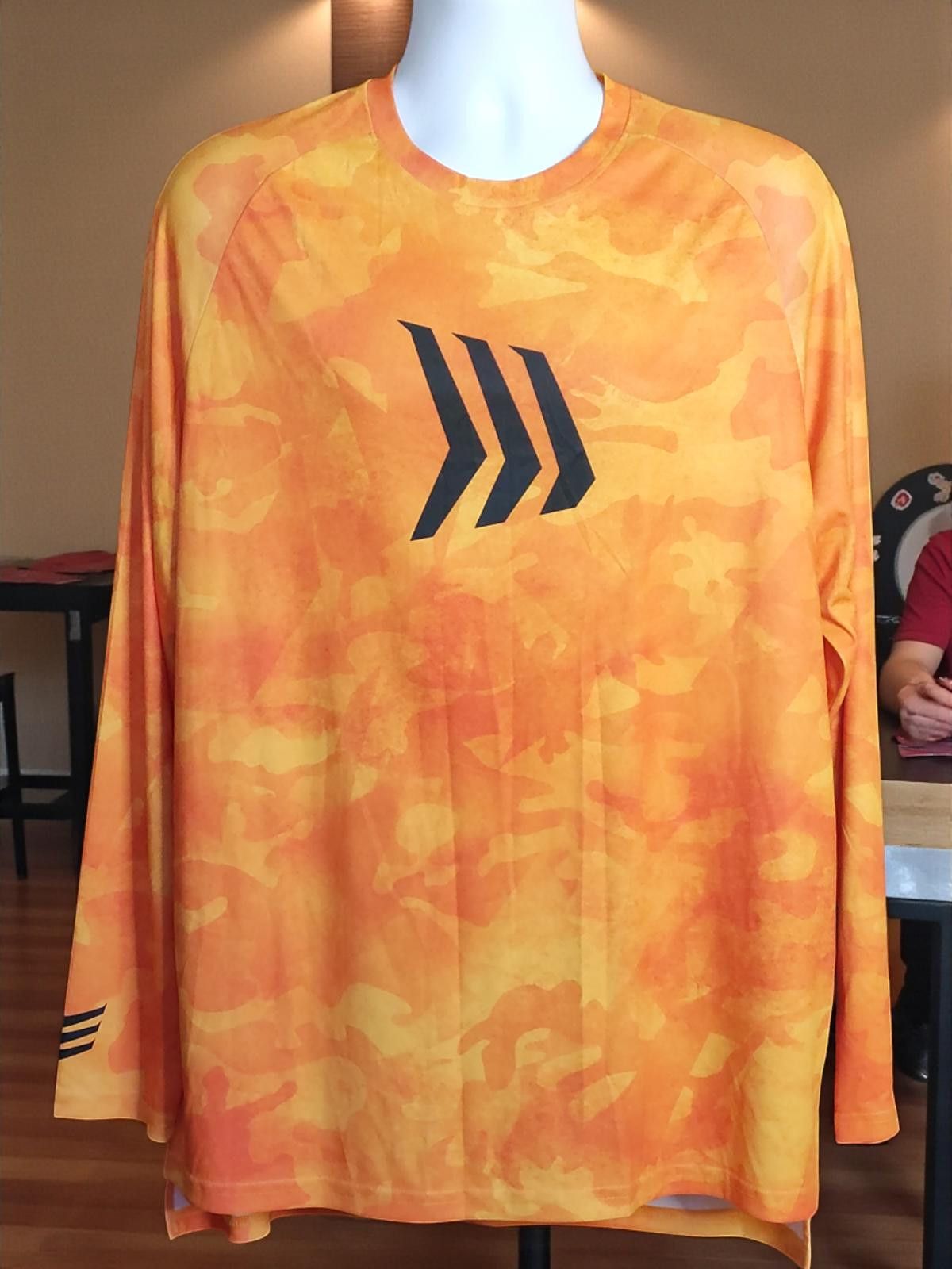 Other Gillz Contender Series UV Long Sleeve Shirt Orange Size M Size ONE SIZE - 3 Thumbnail