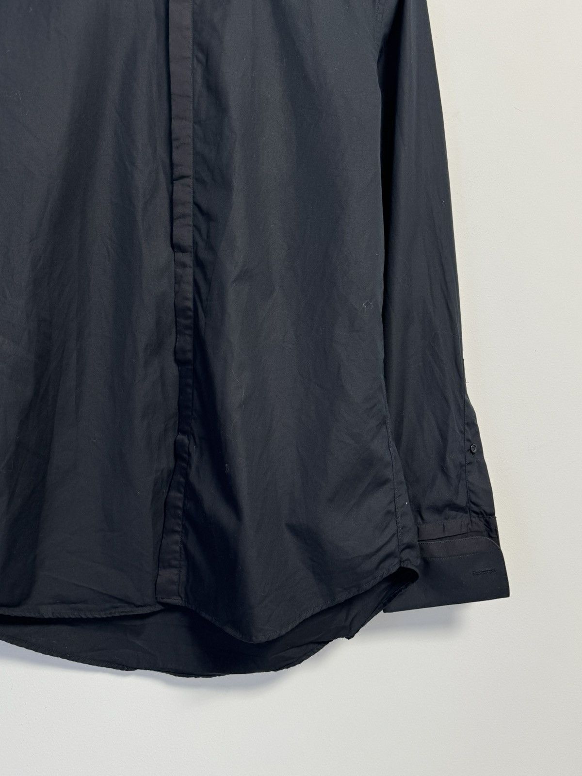 Kenzo Kenzo Button Up Shirt Luxury Style Black size 39 15 1/4 Size US M / EU 48-50 / 2 - 3 Thumbnail