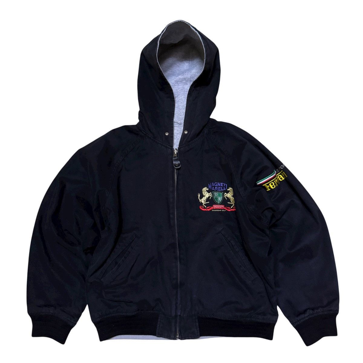 Ferrari Magneti Marelli Ferrari Reversible Racing Zipper Hoodie Size US M / EU 48-50 / 2 - 2 Thumbnail