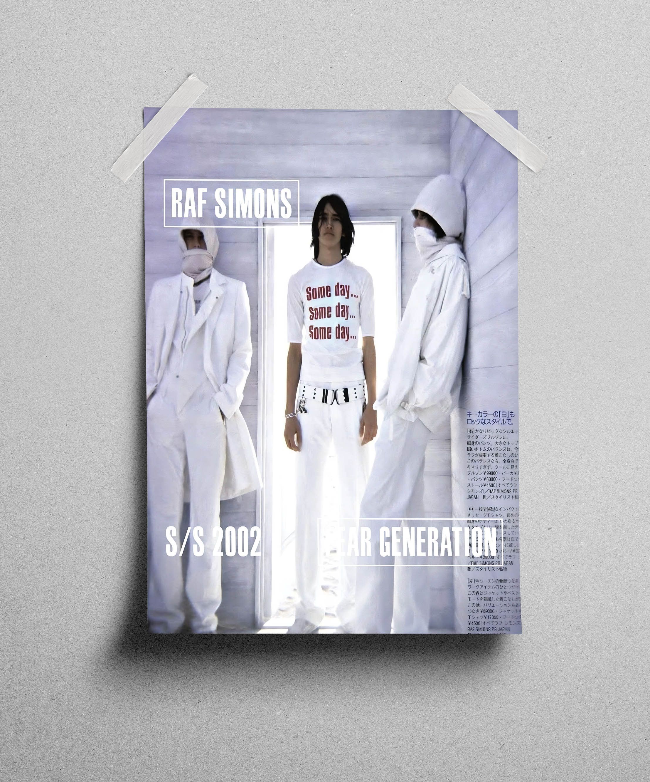 Raf Simons Raf Simons Poster Gift Vintage Archive Art Book Logo Size ONE SIZE - 3 Thumbnail