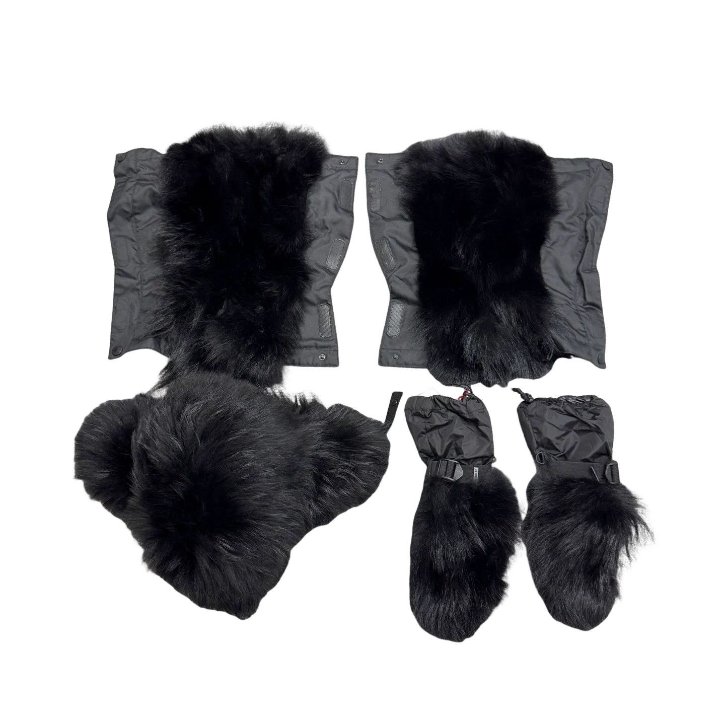 Moncler Moncler Fur Trim Ski Accessory Set Size L Size ONE SIZE - 1 Thumbnail