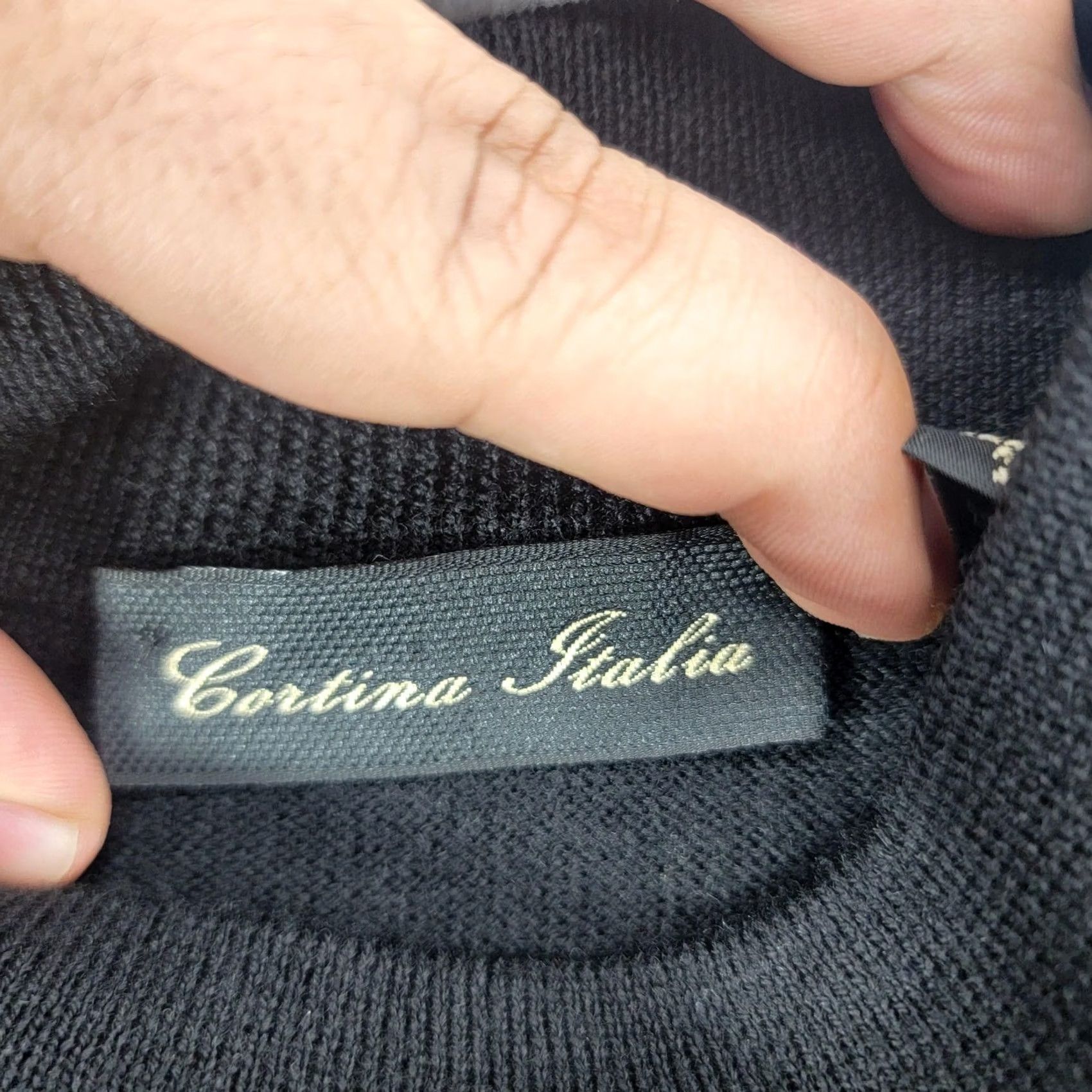 Vintage Cortina Italia Sweater Mens XL Mock Neck Merino Wool Pullover Made In Italy Size US XL / EU 56 / 4 - 3 Thumbnail