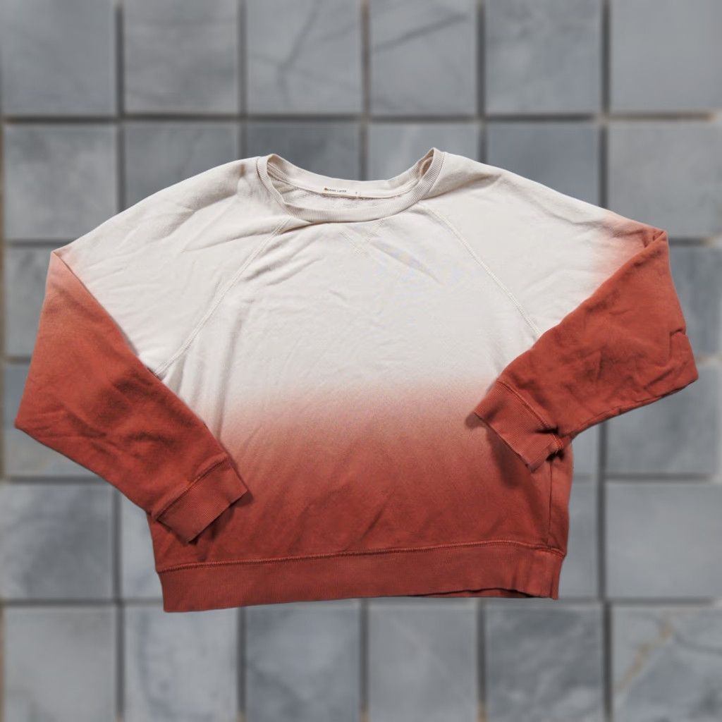 Marine Layer Marine Layer Sweatshirt Womens Small Orange Ombre Lightweight Crewneck Pullover Size S / US 4 / IT 40 - 1 Thumbnail