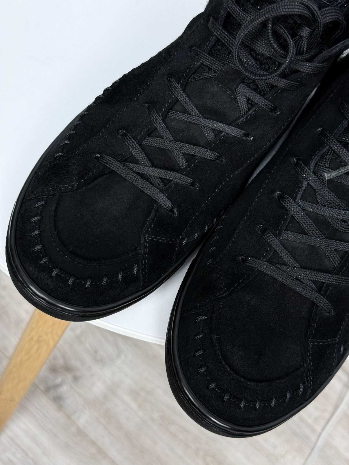 Louis Vuitton Louis Vuitton LV Monogram Logo Suede High Top Sneakers Shoes Size US 7 / IT 37 - 11 Thumbnail