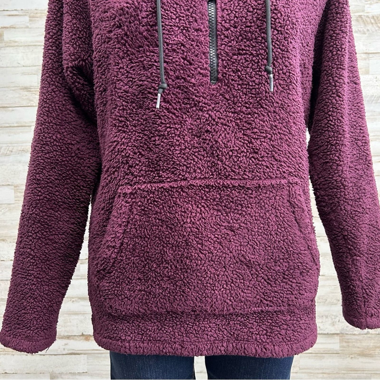 Victoria's Secret Victoria's Secret Pink Teddy Fleece Jacket Sz XS Quarter Zip Size XS / US 0-2 / IT 36-38 - 5 Thumbnail