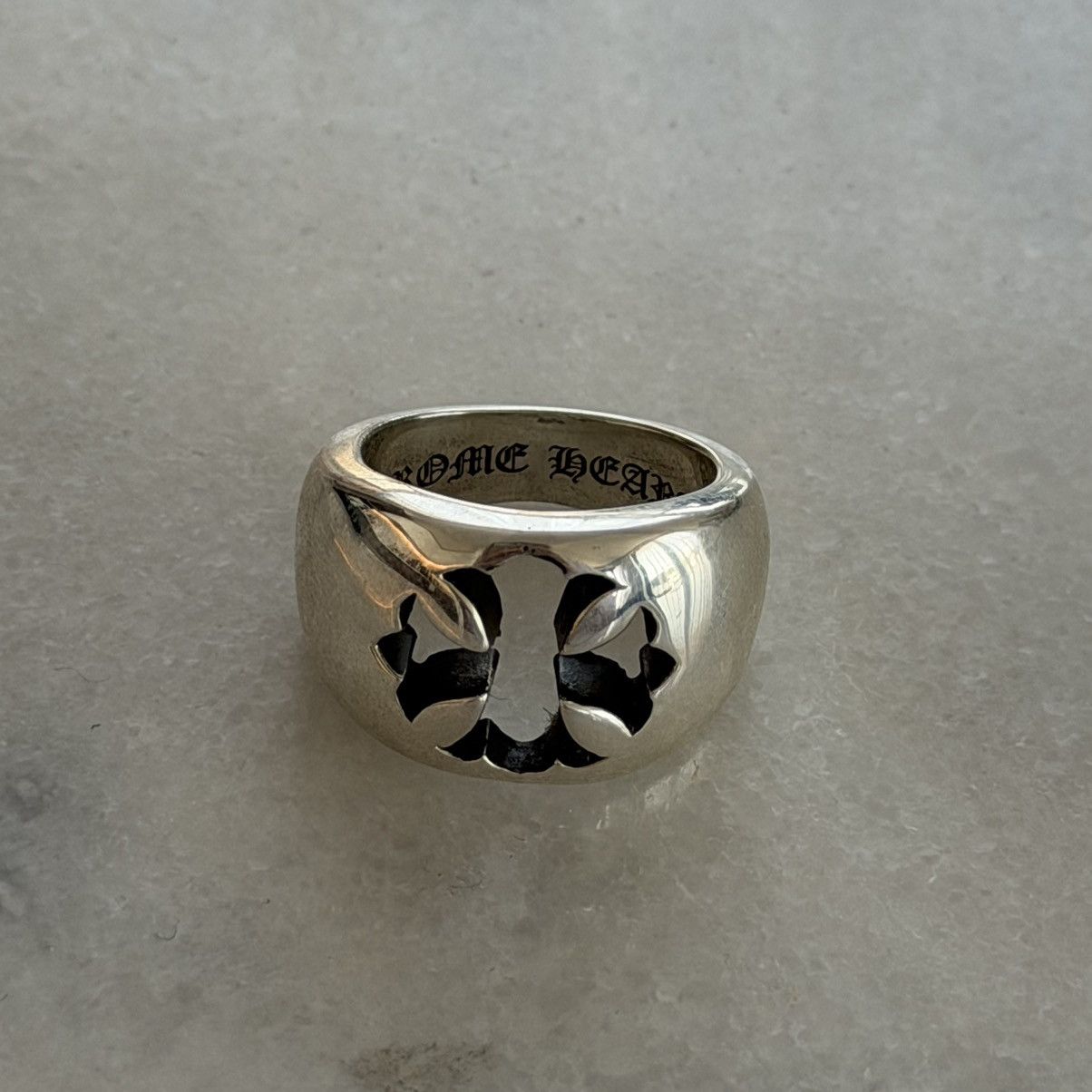 Chrome Hearts Negative Space Plus Cross Ring US9 Size ONE SIZE - 1 Thumbnail