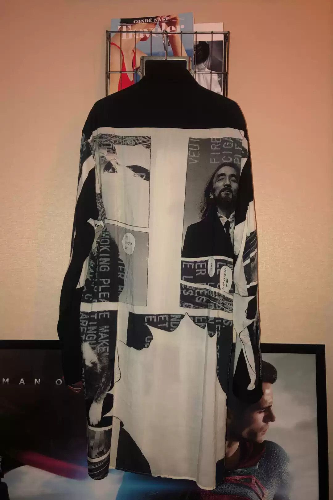 Yohji Yamamoto Yohji Yamamoto 18ss News Comic Printed Shirt-2505 Size US L / EU 52-54 / 3 - 3 Thumbnail