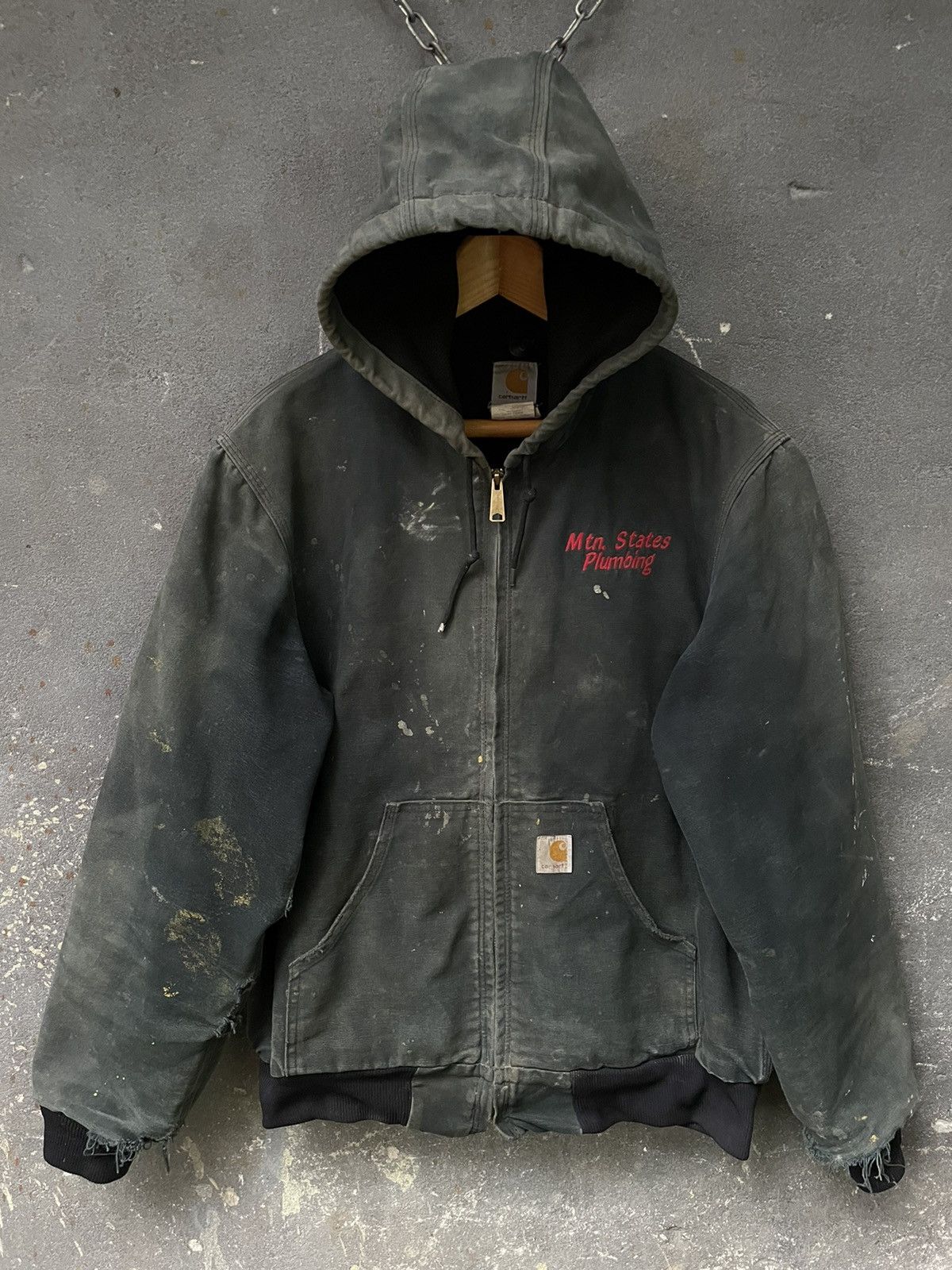 Carhartt Carhartt Active Jacket 90’s Distressed Faded Boxy Fit RARE Size US M / EU 48-50 / 2 - 4 Thumbnail