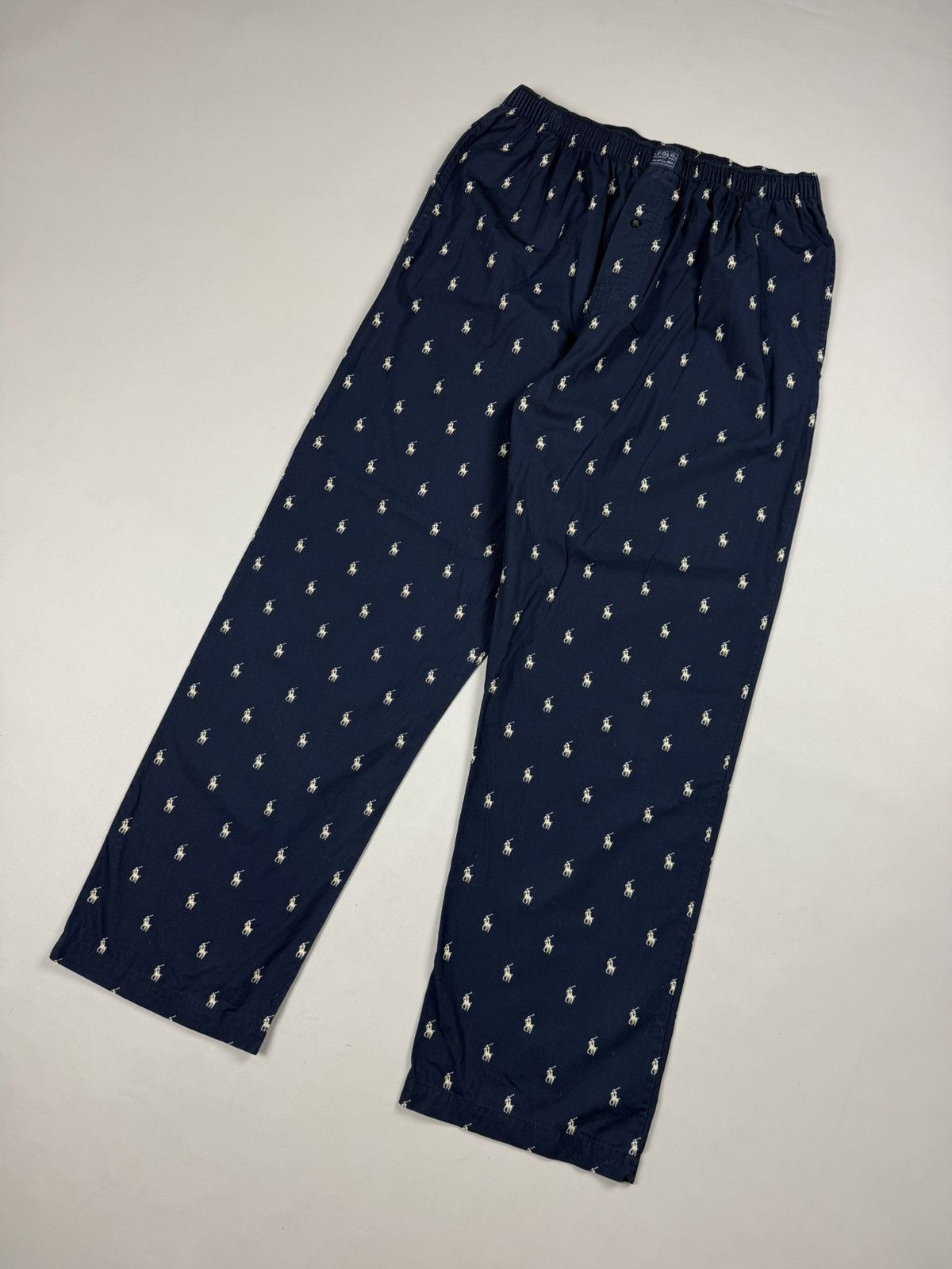 Polo Ralph Lauren Polo Ralph Lauren Sleepwear Monogram Multilogopants Trousers Size US 32 / EU 48 - 4 Thumbnail