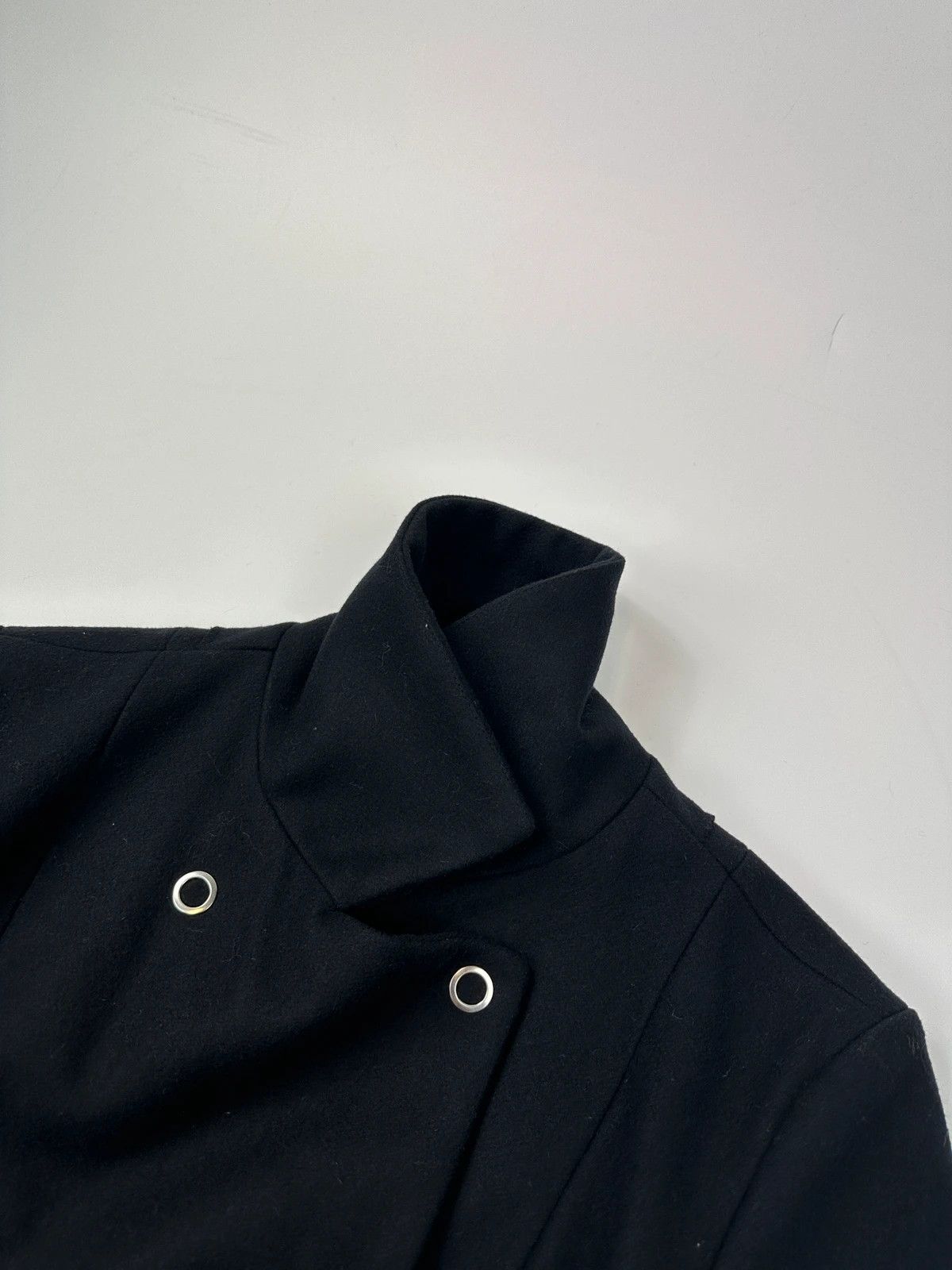Maison Margiela Margiela Line6 FW06 Black Wool Short Double-Breasted Jacket Size M / US 6-8 / IT 42-44 - 4 Thumbnail