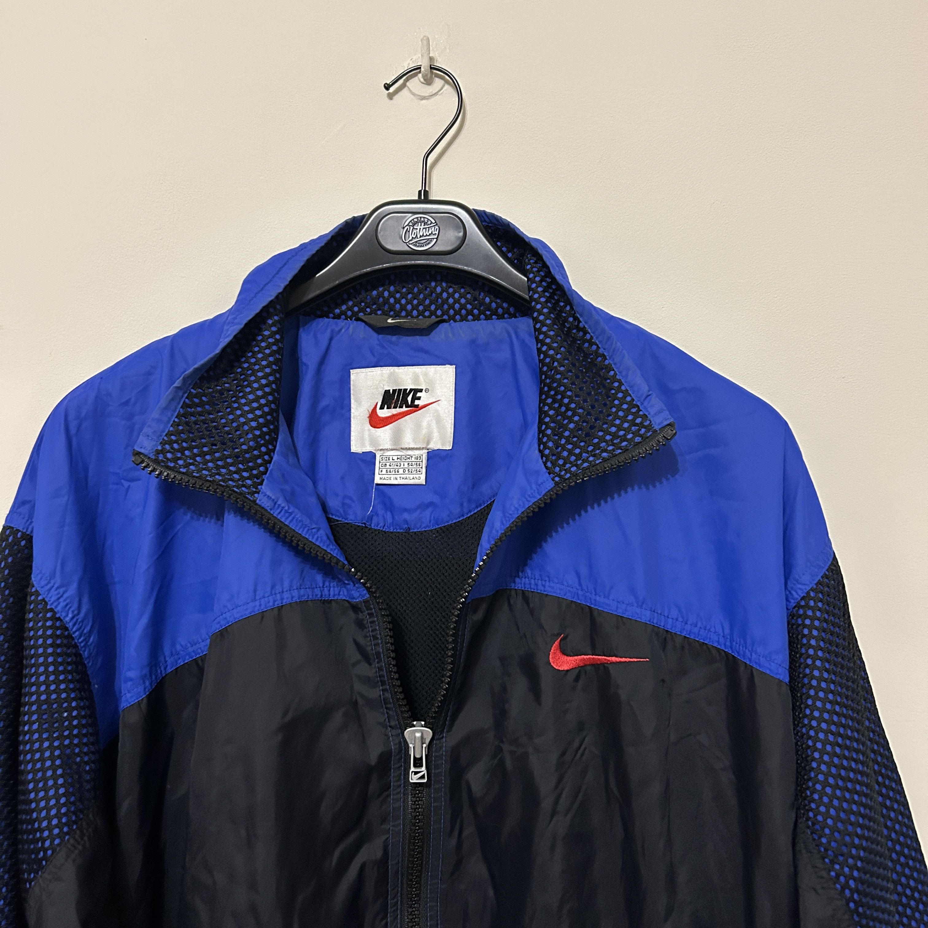 Nike Nike Vintage tracksuit jacket big logo oversize fit 90s Size US L / EU 52-54 / 3 - 4 Thumbnail