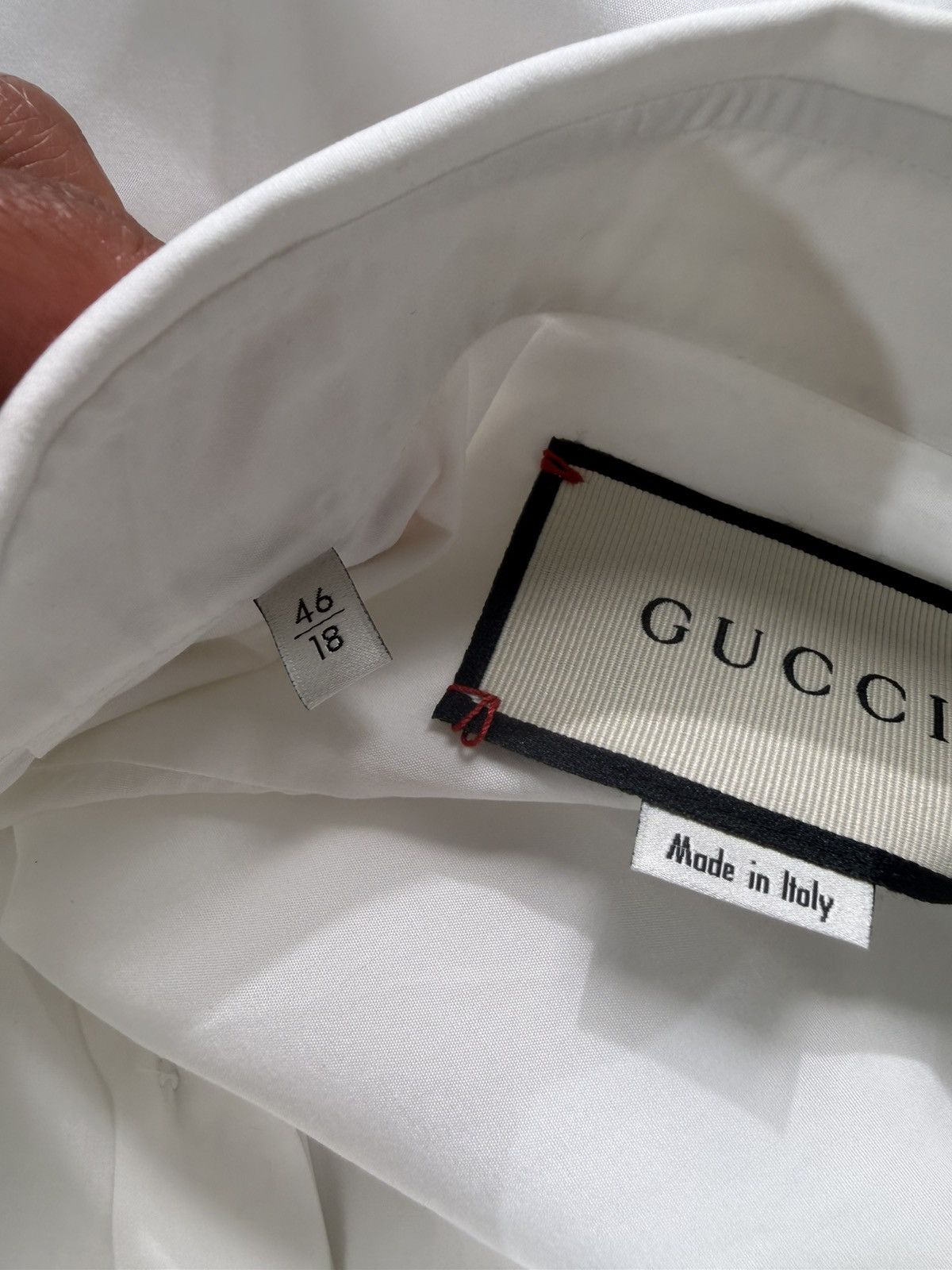 Gucci Gucci Floral Embroidered Collar Dress Shirt Made In Italy Size US XL / EU 56 / 4 - 10 Thumbnail