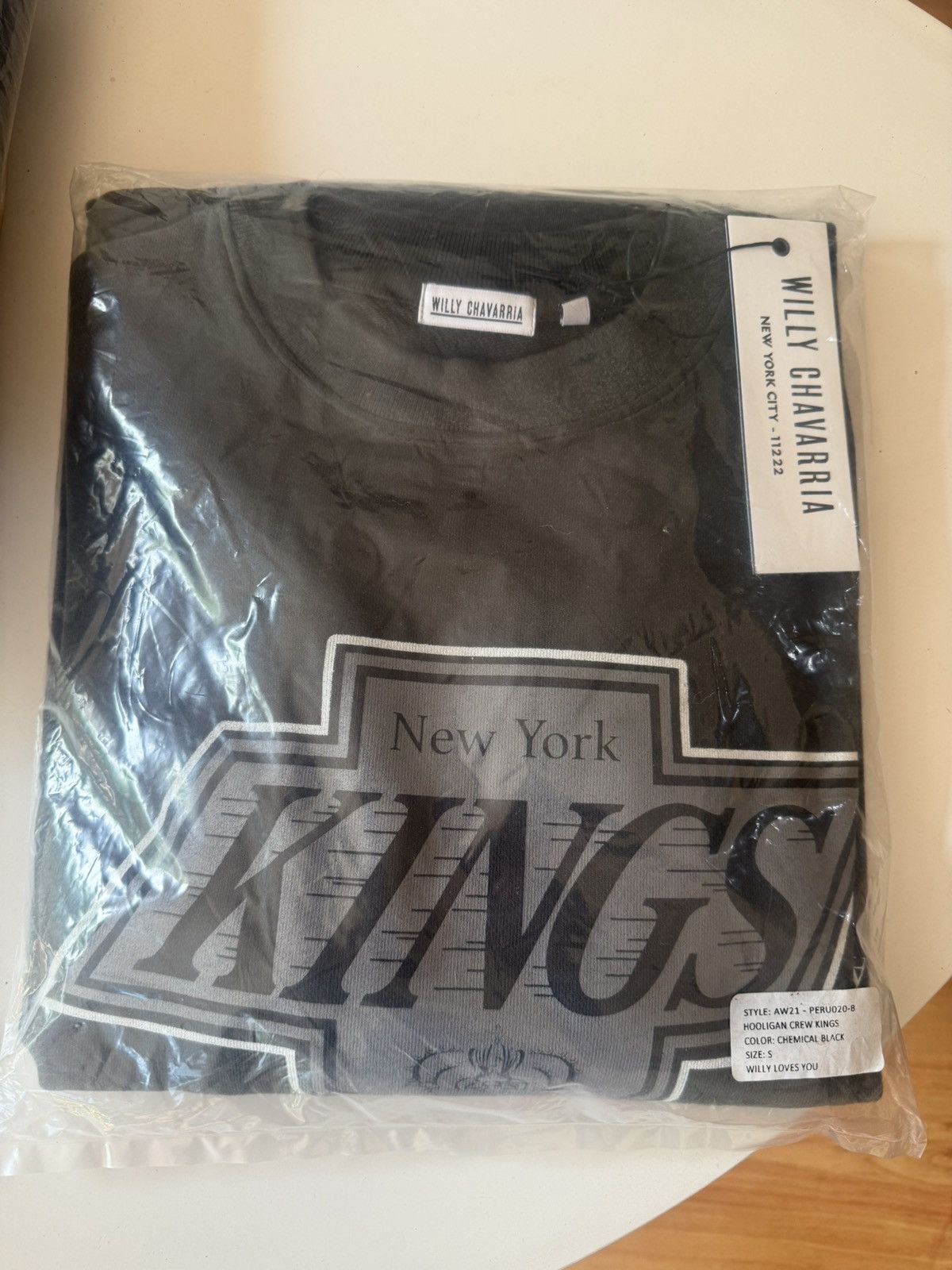 Willy Chavarria WILLY CHAVARRIA NEW YORK KINGS CREWNECK Size US S / EU 44-46 / 1 - 8 Thumbnail