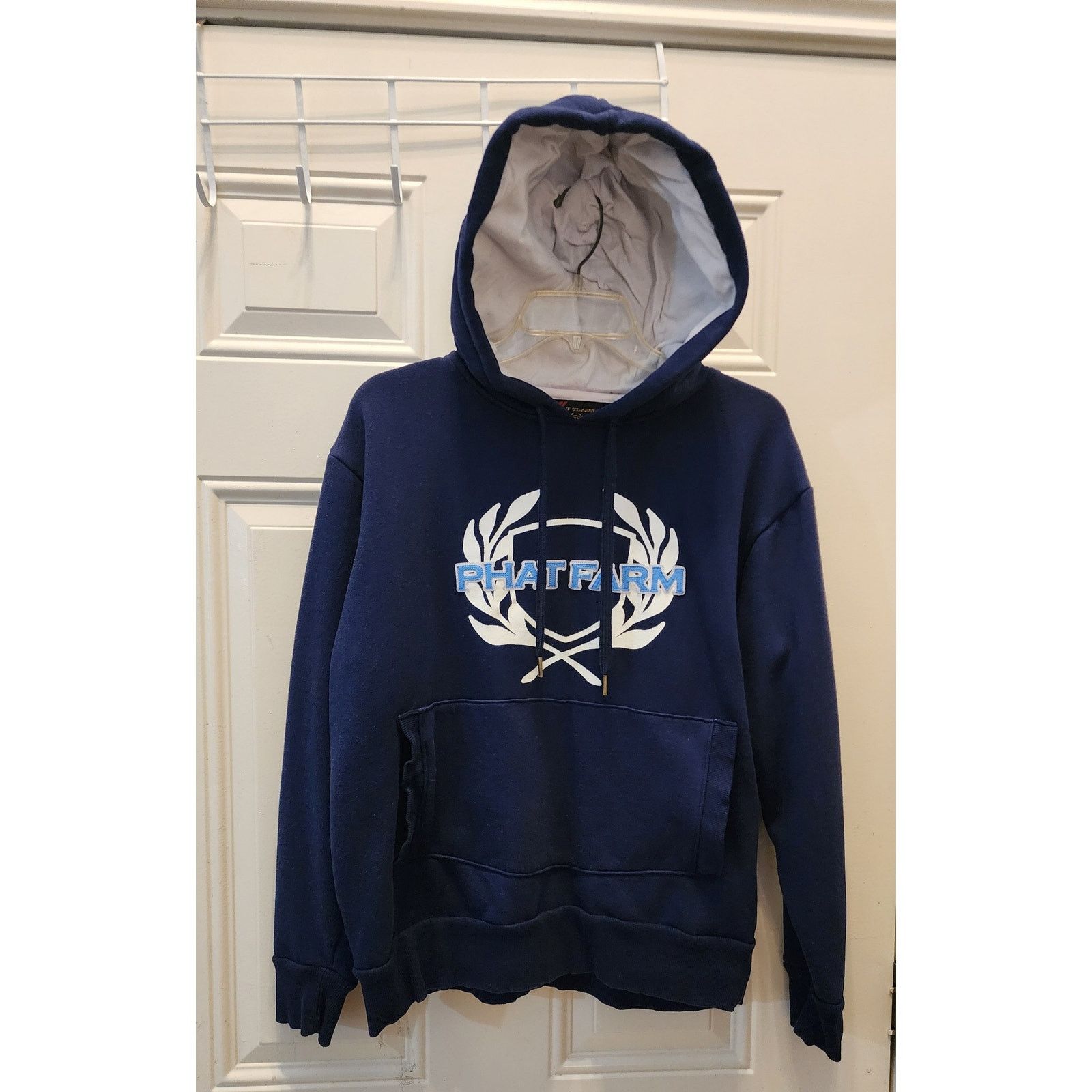 Phat Farm Vintage PHAT FARM hoodie, size Large, blue Size US L / EU 52-54 / 3 - 7 Thumbnail