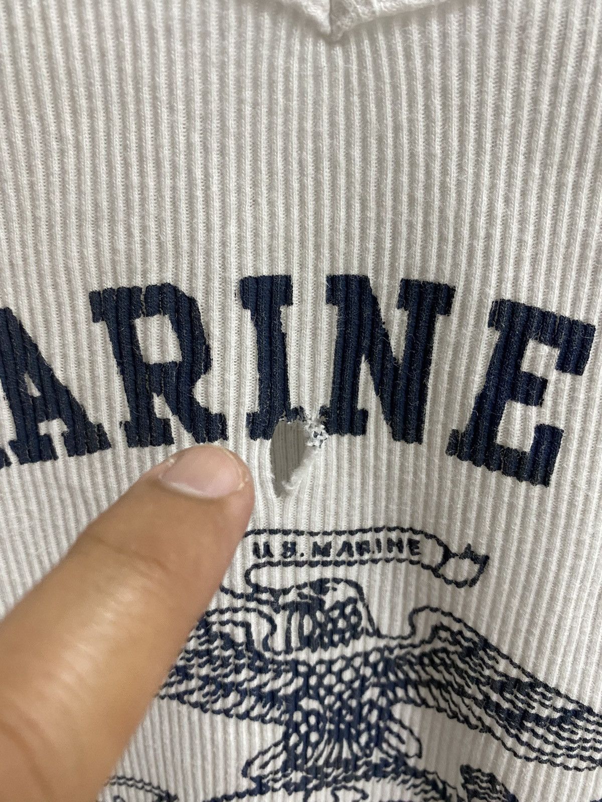Vintage US MARINE CORPS TSHIRT Size US S / EU 44-46 / 1 - 4 Thumbnail