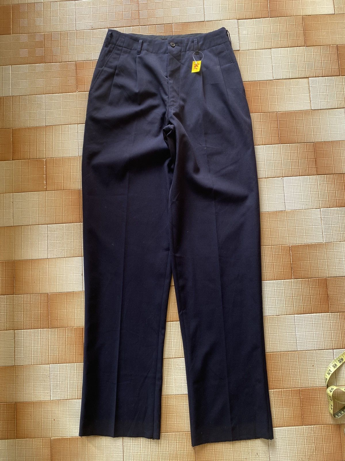 Japanese Brand × Yohji Yamamoto Vintage yohji yamamoto railway company trousers pants Size US 28 / EU 44 - 1 Thumbnail