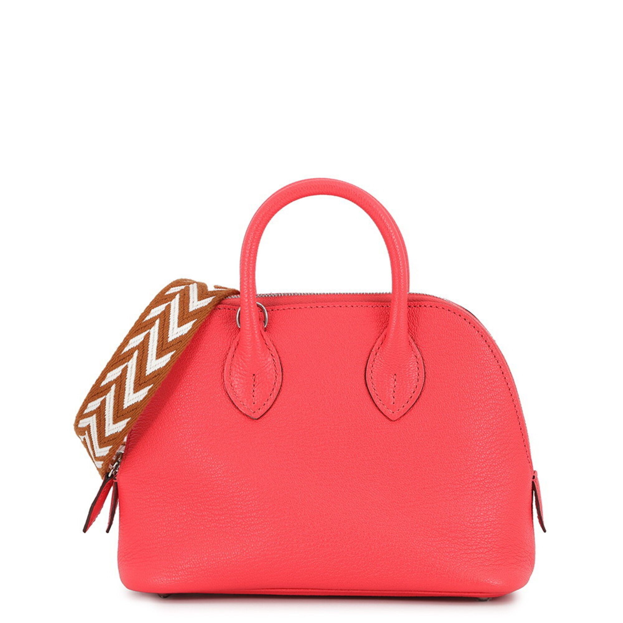 Hermes Hermes Bolide 1923 Mini Rose Extreme Chevre Mysore B stamp HERMES 2-way shoulder bag handbag Size ONE SIZE - 1 Thumbnail