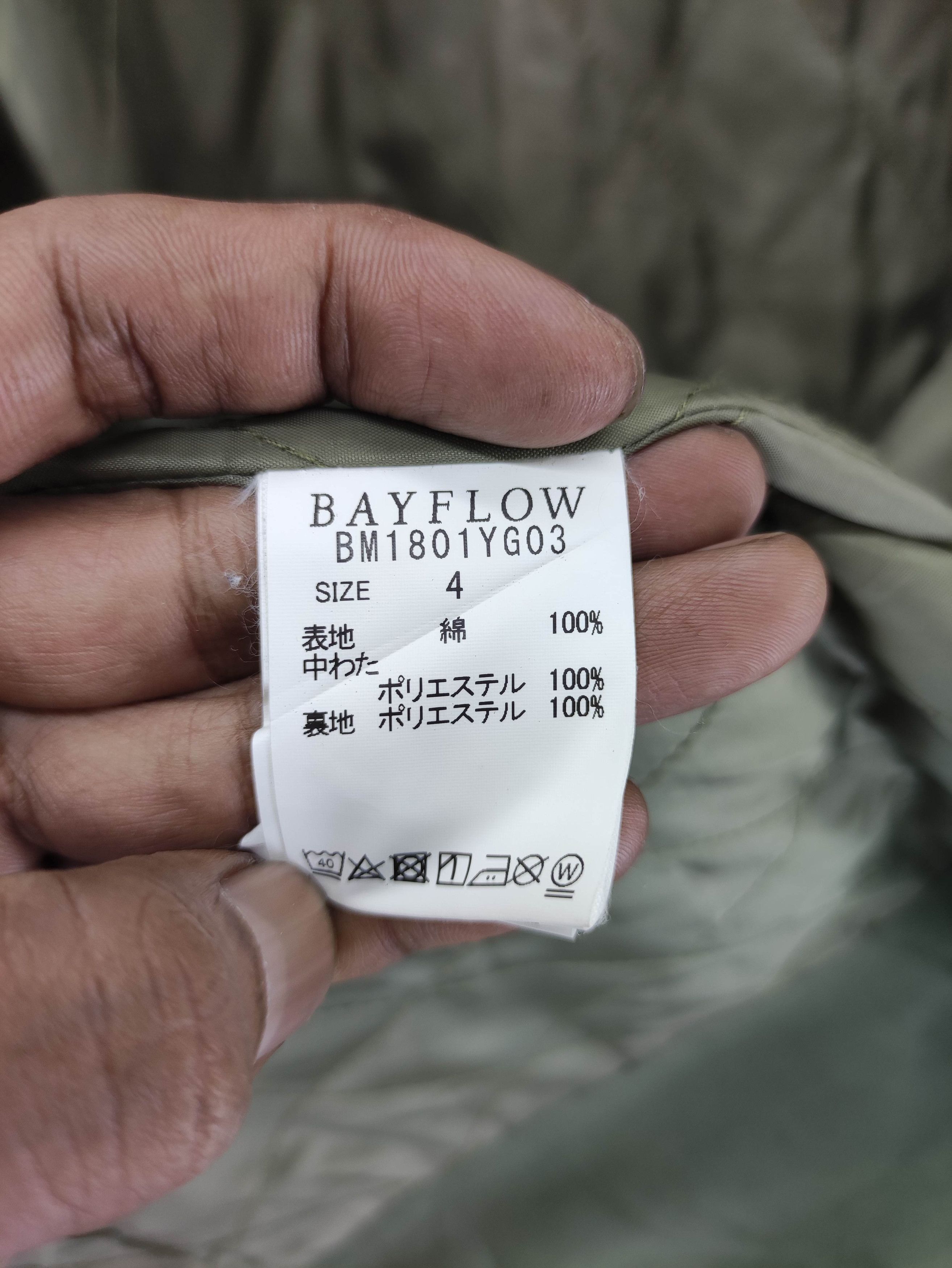 Japanese Brand Bayflow Military Style Jacket Button Up Size US M / EU 48-50 / 2 - 5 Thumbnail