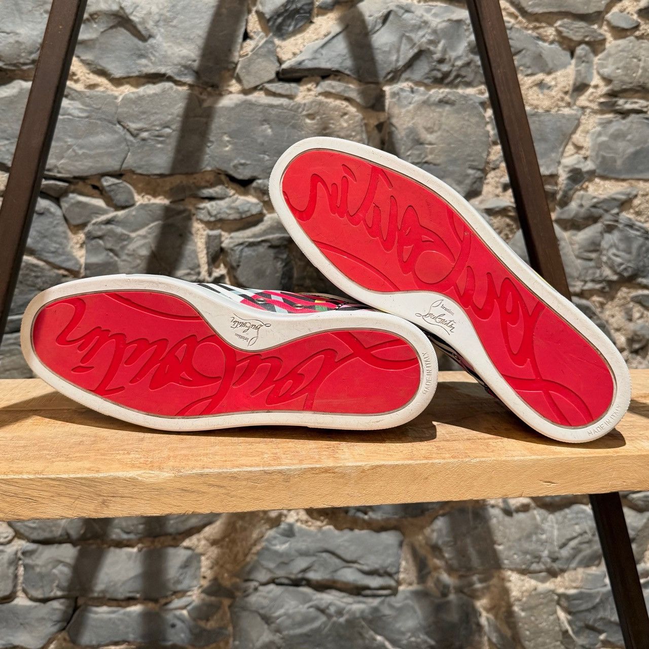 Christian Louboutin Christian Louboutin Coated Canvas Rantulow Sneakers Size US 10.5 / EU 43-44 - 8 Thumbnail