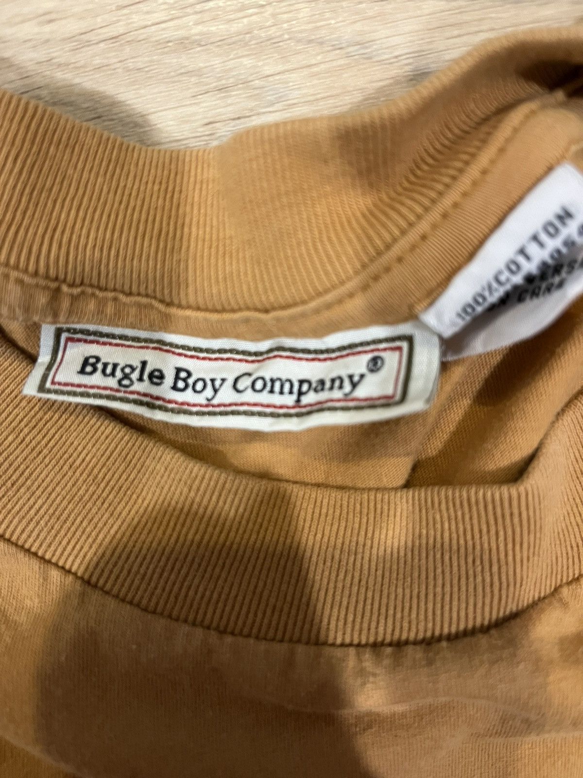Bugle Boy Tan Bugle Boy Company Short Sleeve Pocket T-shirt Size US XL / EU 56 / 4 - 3 Thumbnail