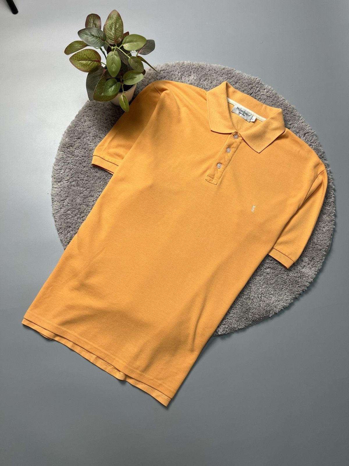 Vintage × Yves Saint Laurent YSL Yves Saint Laurent Cherry Polo T Shirt Tee Size US L / EU 52-54 / 3 - 1 Thumbnail