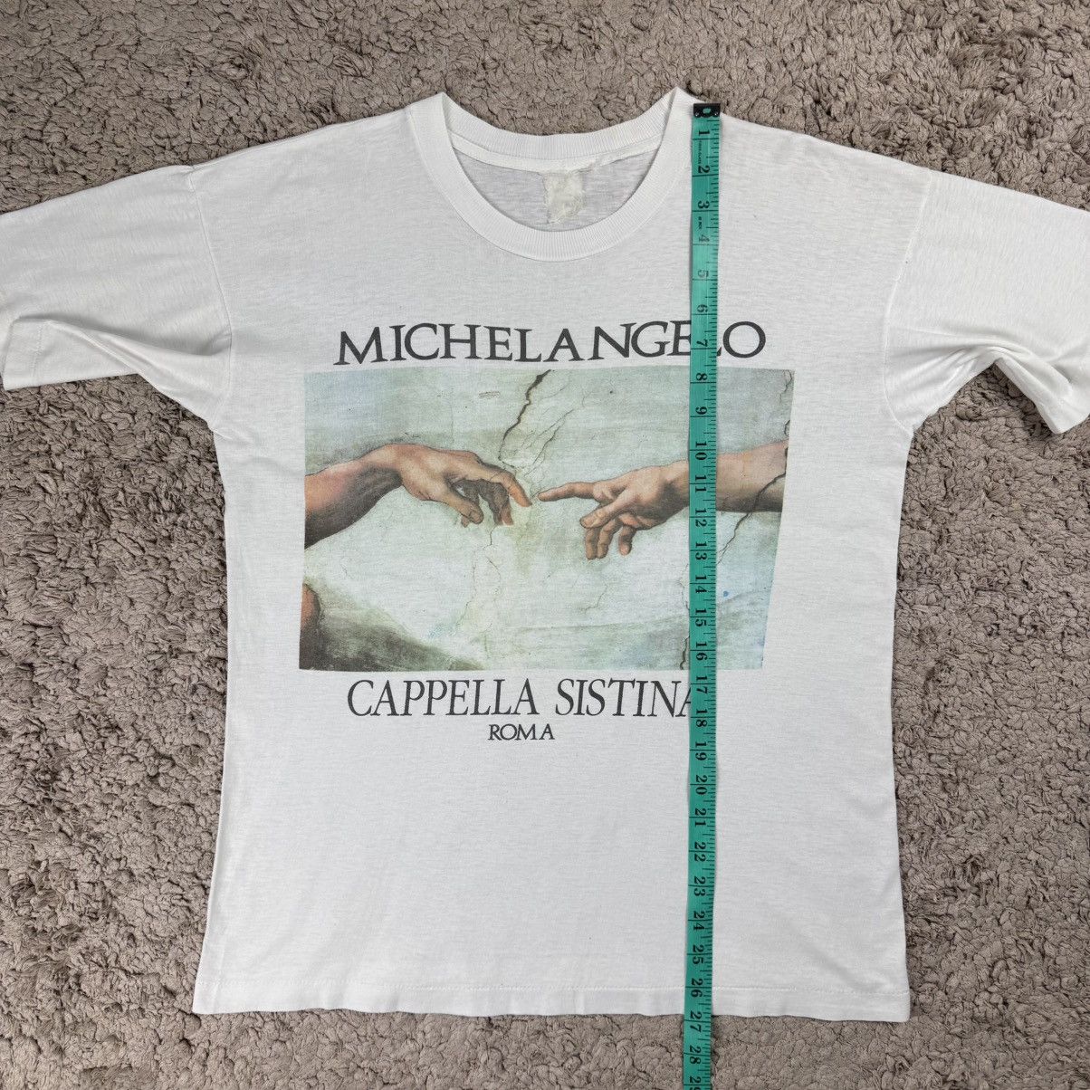 Vintage Vintage Art Michelangelo Cappelia Sistina Roma T-shirt Size US M / EU 48-50 / 2 - 16 Thumbnail