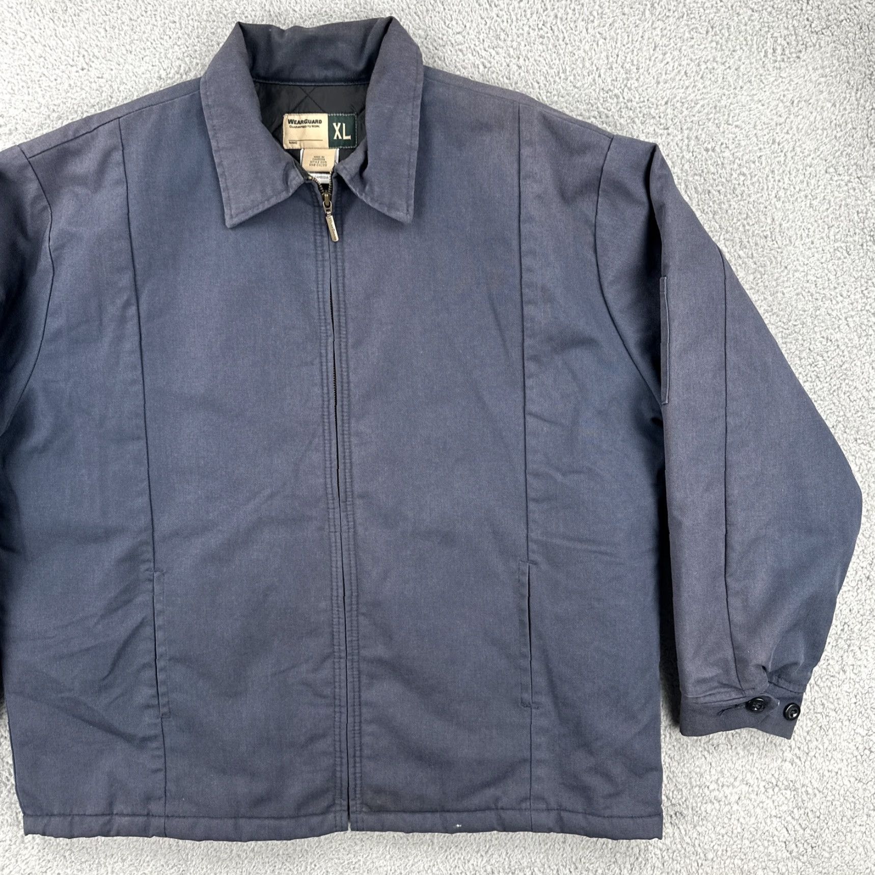 Vintage VINTAGE Wear Guard 90s Y2K Jacket XL Blue Quilt Lined Workwear Mens Size US XL / EU 56 / 4 - 2 Thumbnail
