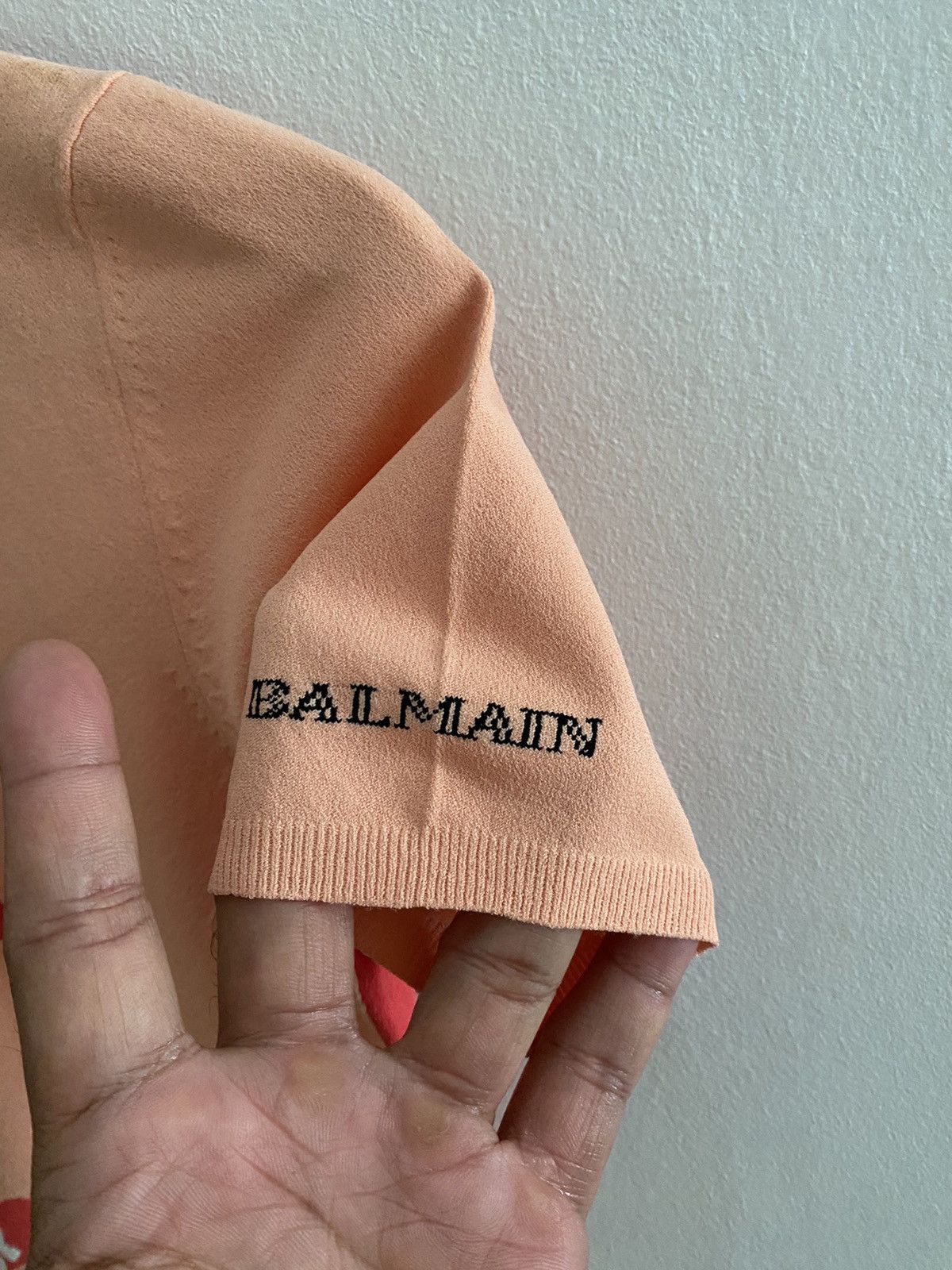 Balmain × Designer BALMAIN FLOWERS PINK SHIRT Size M / US 6-8 / IT 42-44 - 10 Thumbnail