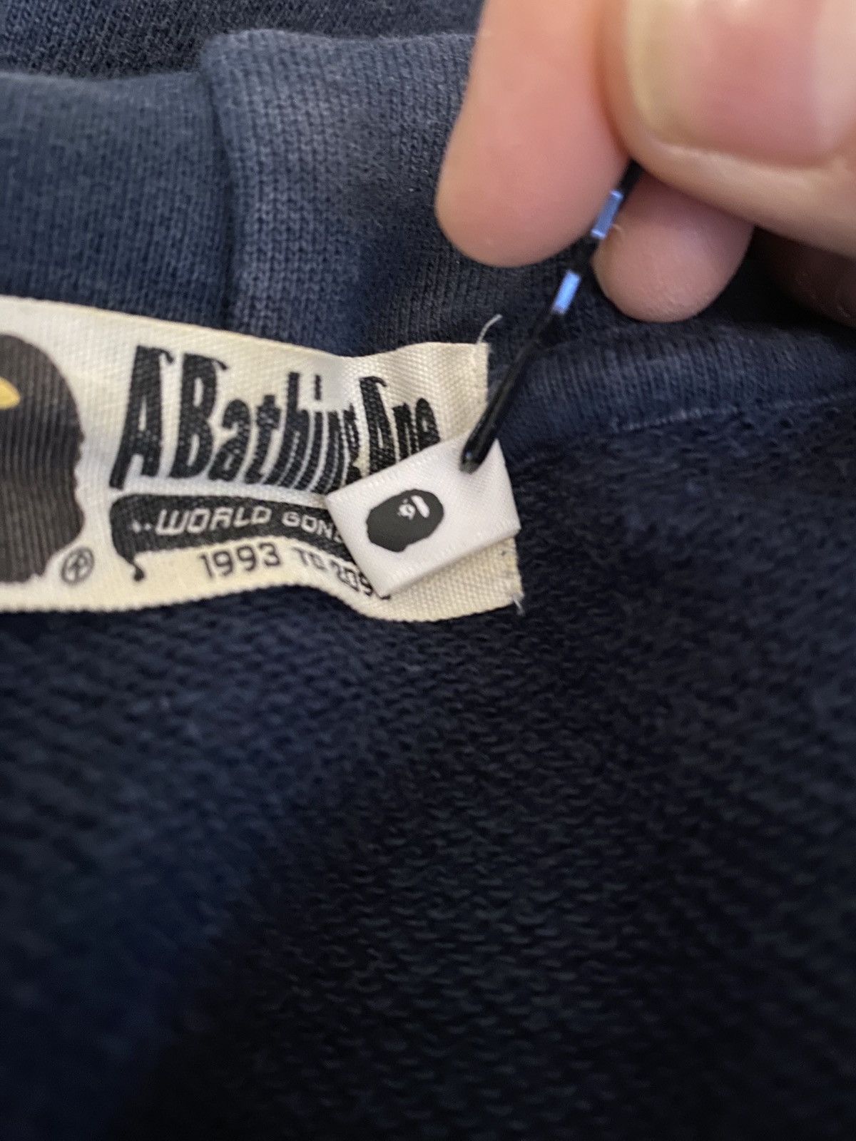 Bape Bape shark pullover navy Size US M / EU 48-50 / 2 - 9 Thumbnail