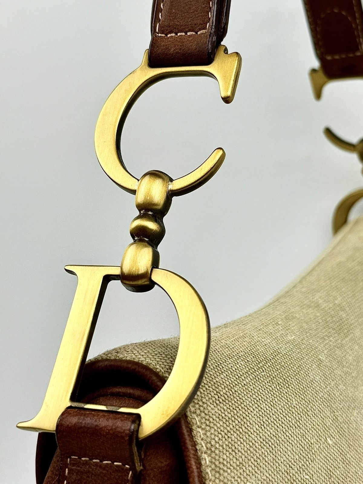 Dior Dior - John Galliano - SS/03 - Khaki & Brown - Saddle Size ONE SIZE - 9 Thumbnail