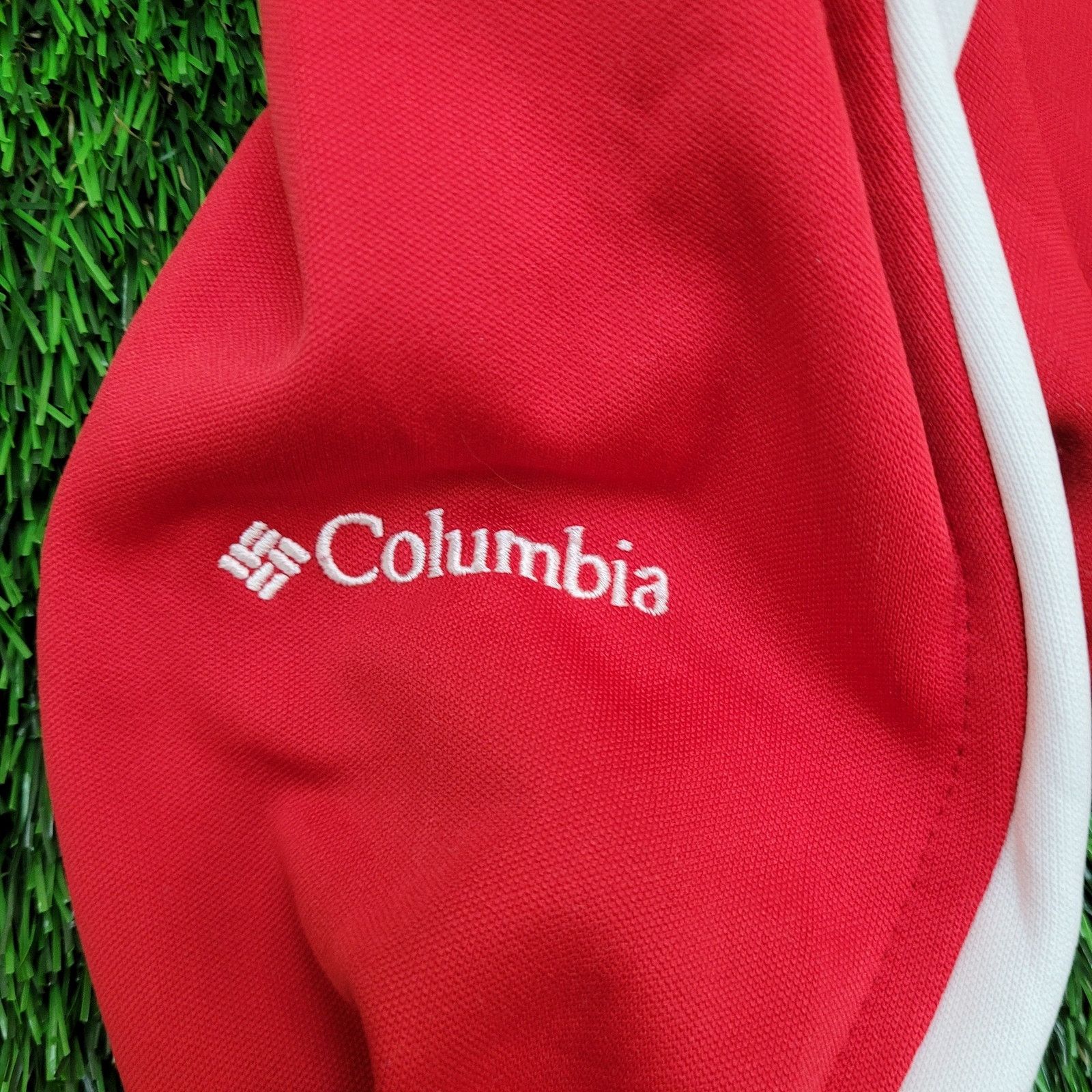 Columbia Ohio-State OSU Track Jacket Womens Medium Red White Raglan Size M / US 6-8 / IT 42-44 - 5 Thumbnail