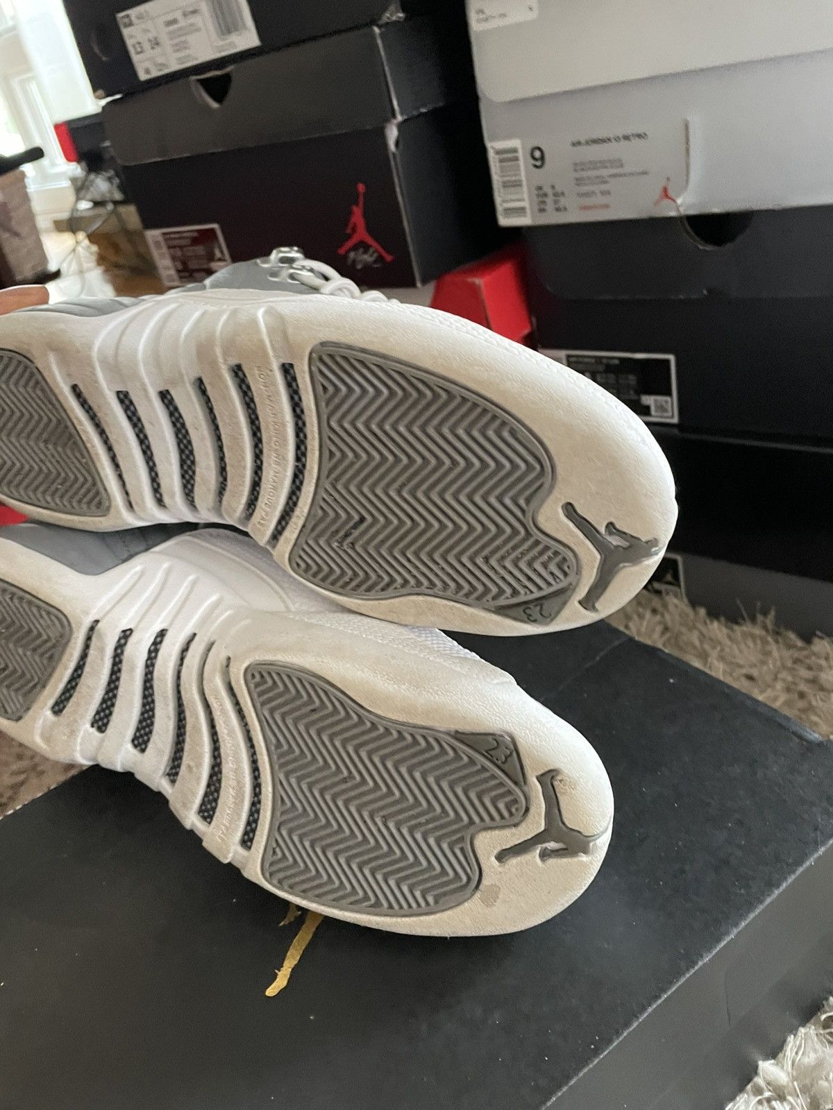 Jordan Brand Jordan 12 Stealth Grey Size US 7 / IT 37 - 9 Thumbnail