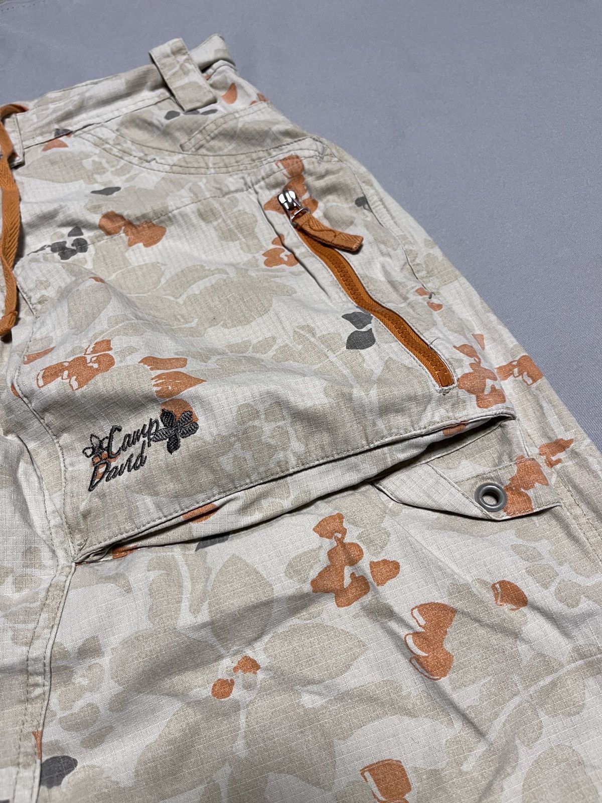 Camp David y2k Floral Camouflage Wide Cargo Japanese Camp David Pants Size US 36 / EU 52 - 16 Thumbnail