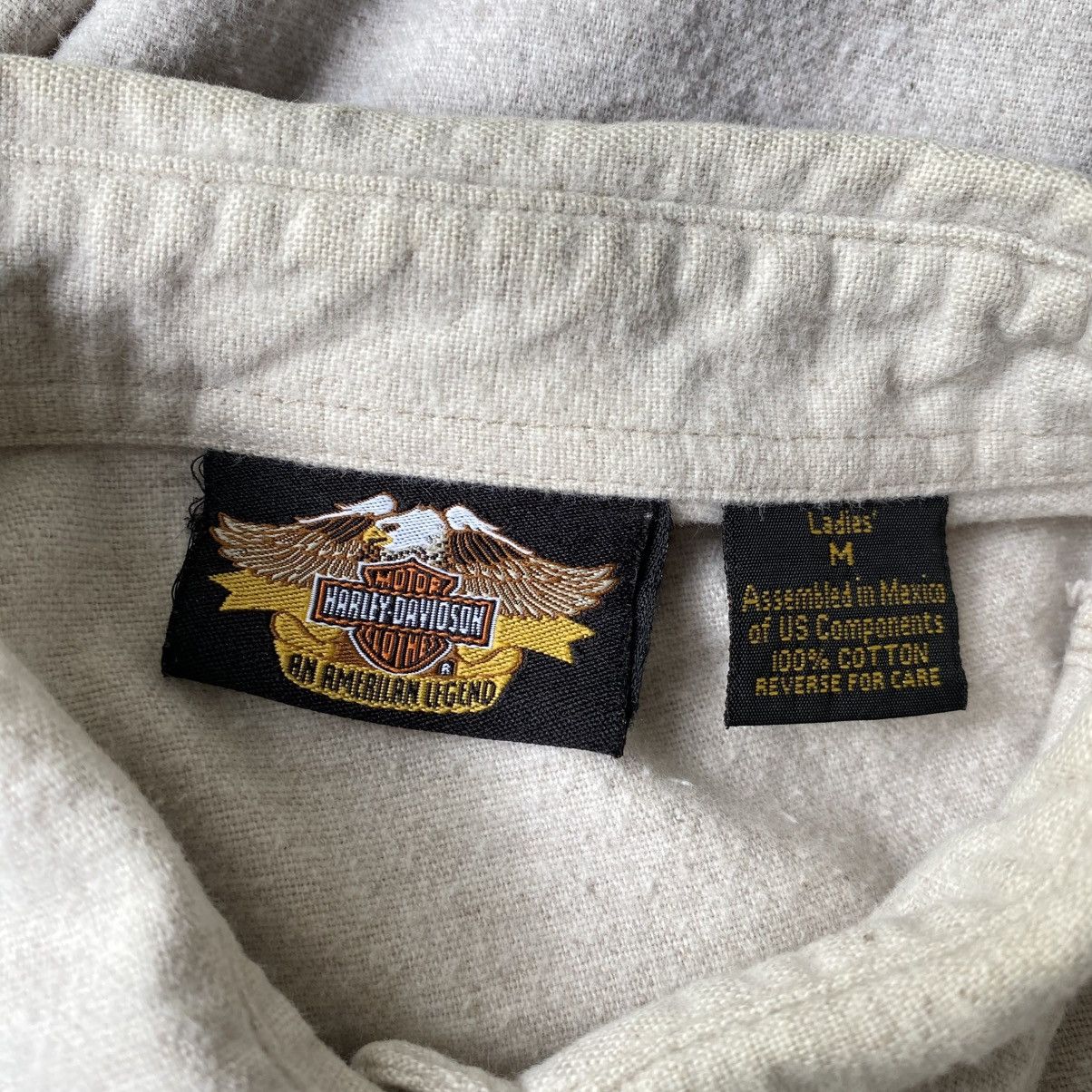 Harley Davidson HARLEY-DAVIDSON Men Long-Sleeve Soft Flannel Shirt Size US M / EU 48-50 / 2 - 11 Thumbnail