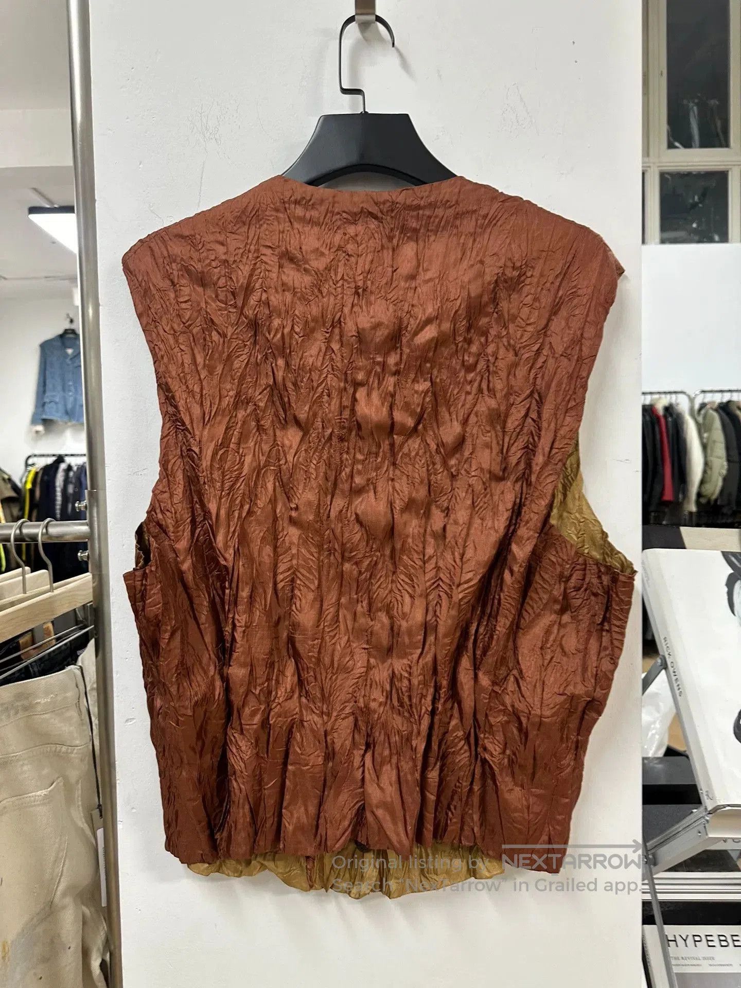 Issey Miyake Issey Miyake 90s Double-Sided Pleated Vest. Size US M / EU 48-50 / 2 - 5 Thumbnail