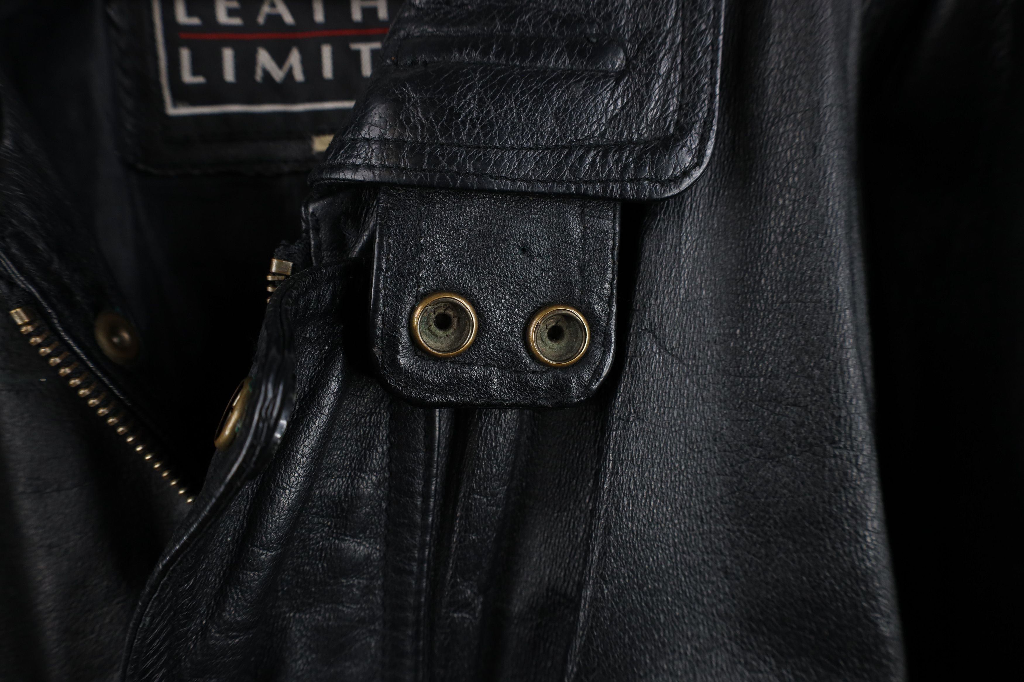 Vintage Vintage 90s Streetwear Leather Flight Bomber Jacket Black Size US L / EU 52-54 / 3 - 4 Thumbnail