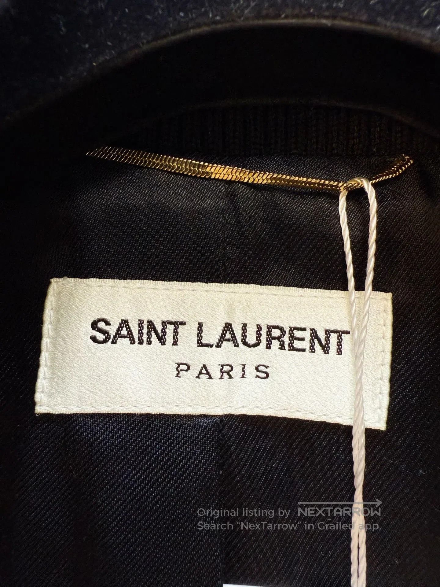 Saint Laurent Paris Saint Laurent Light Pink Baseball Jacket. Size US XXS / EU 40 - 3 Thumbnail