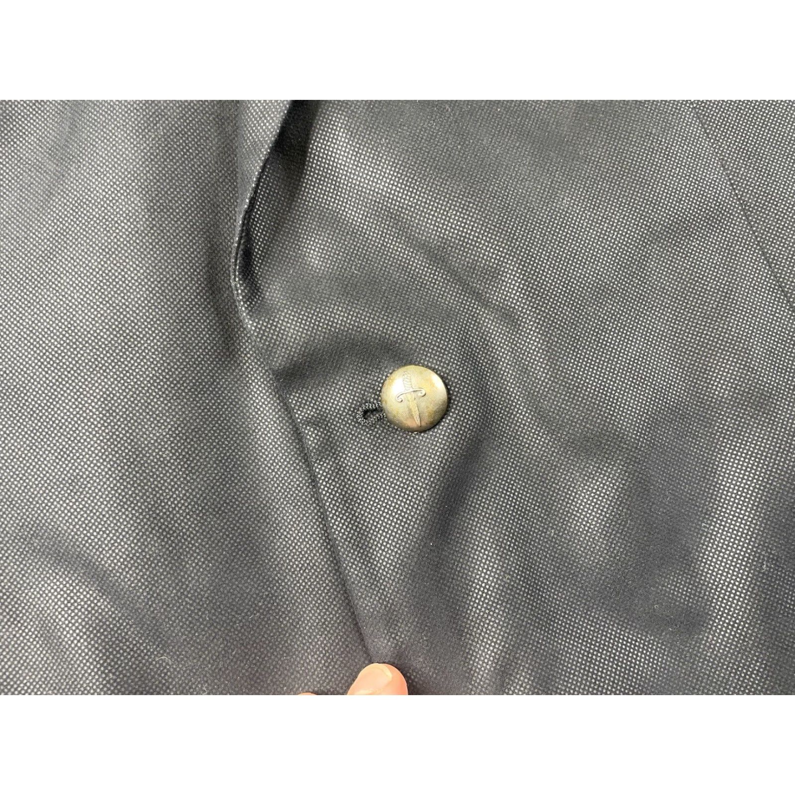 John Varvatos John Varvatos Star USA Blazer Sports Coat Jacket Black 44 Shiny Shimmer Men Mens Size 44R - 6 Thumbnail