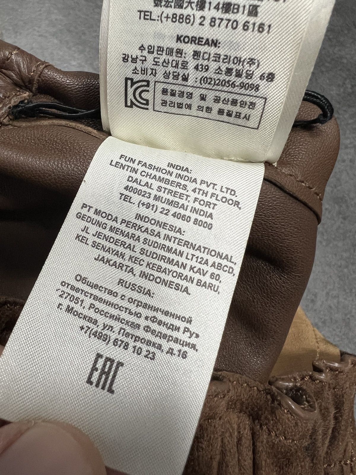Designer × Fendi RRP 3800$ Fendi Run Away Goat leather Pants Trousers Size 27" / US 4 / IT 40 - 17 Thumbnail