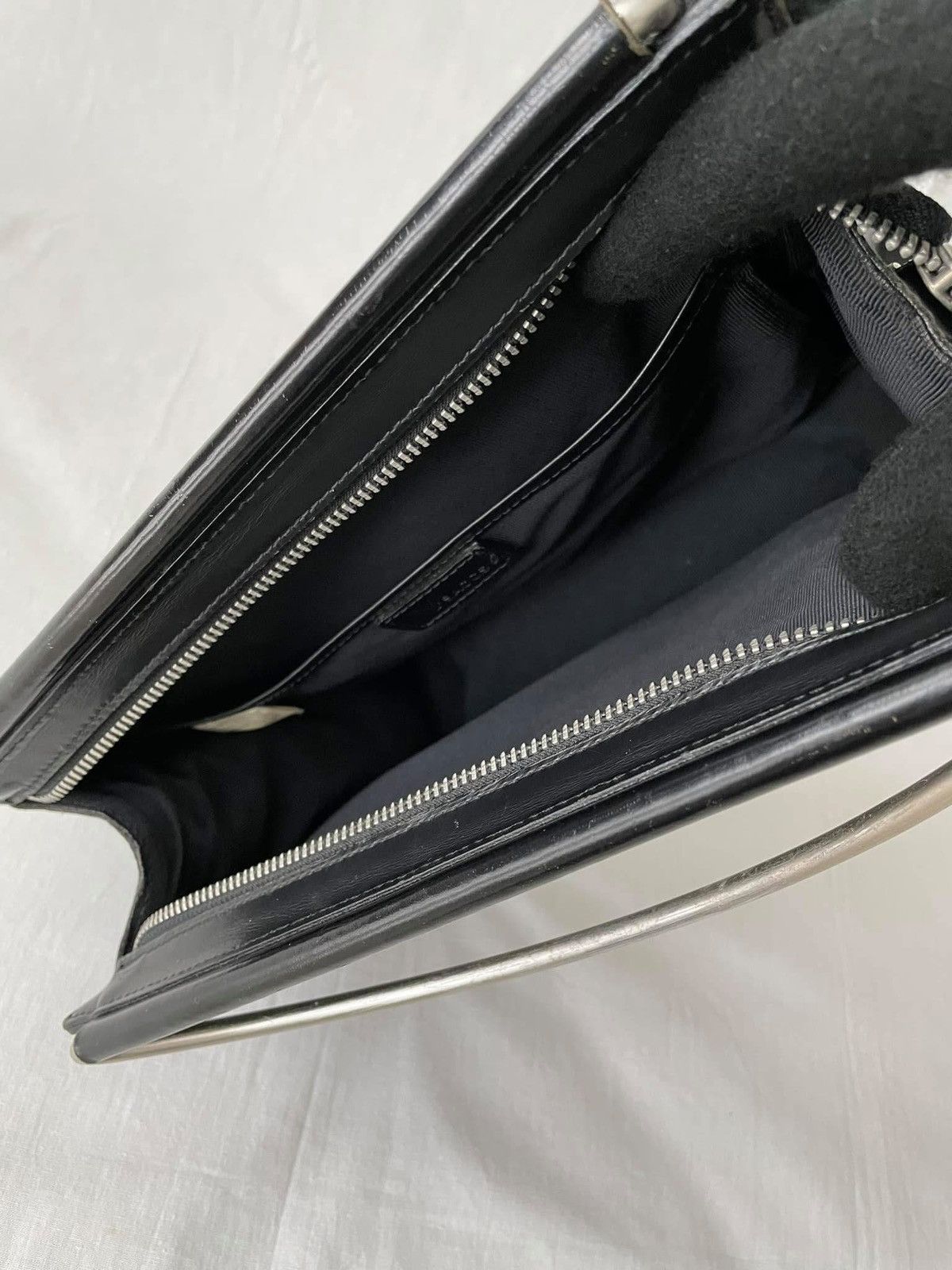 Yohji Yamamoto Yohji Yamamoto Y’saccs Leather Sling Bag Size ONE SIZE - 18 Thumbnail