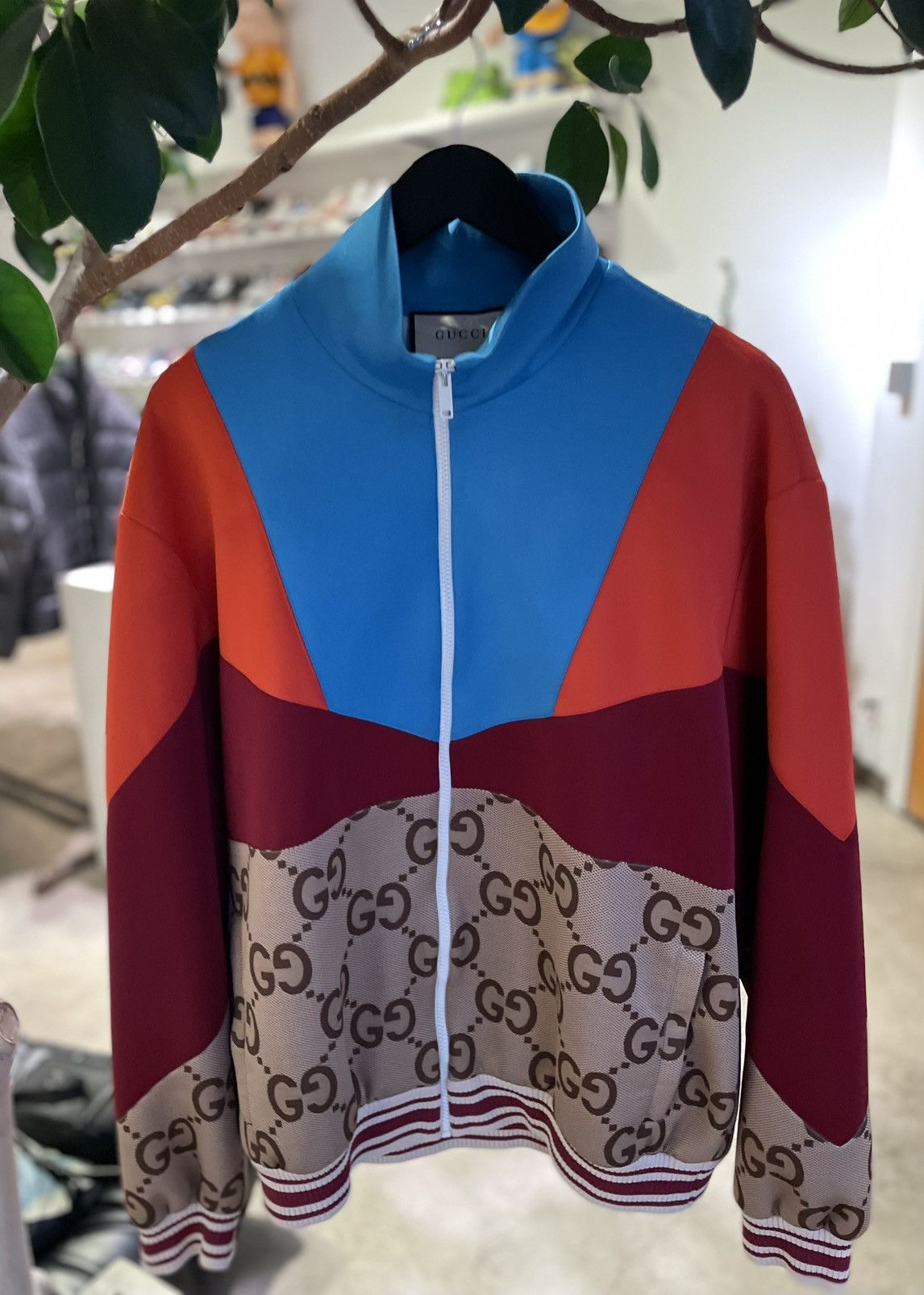 Gucci Gucci Colour-Block Track Jacket Size US XL / EU 56 / 4 - 1 Thumbnail