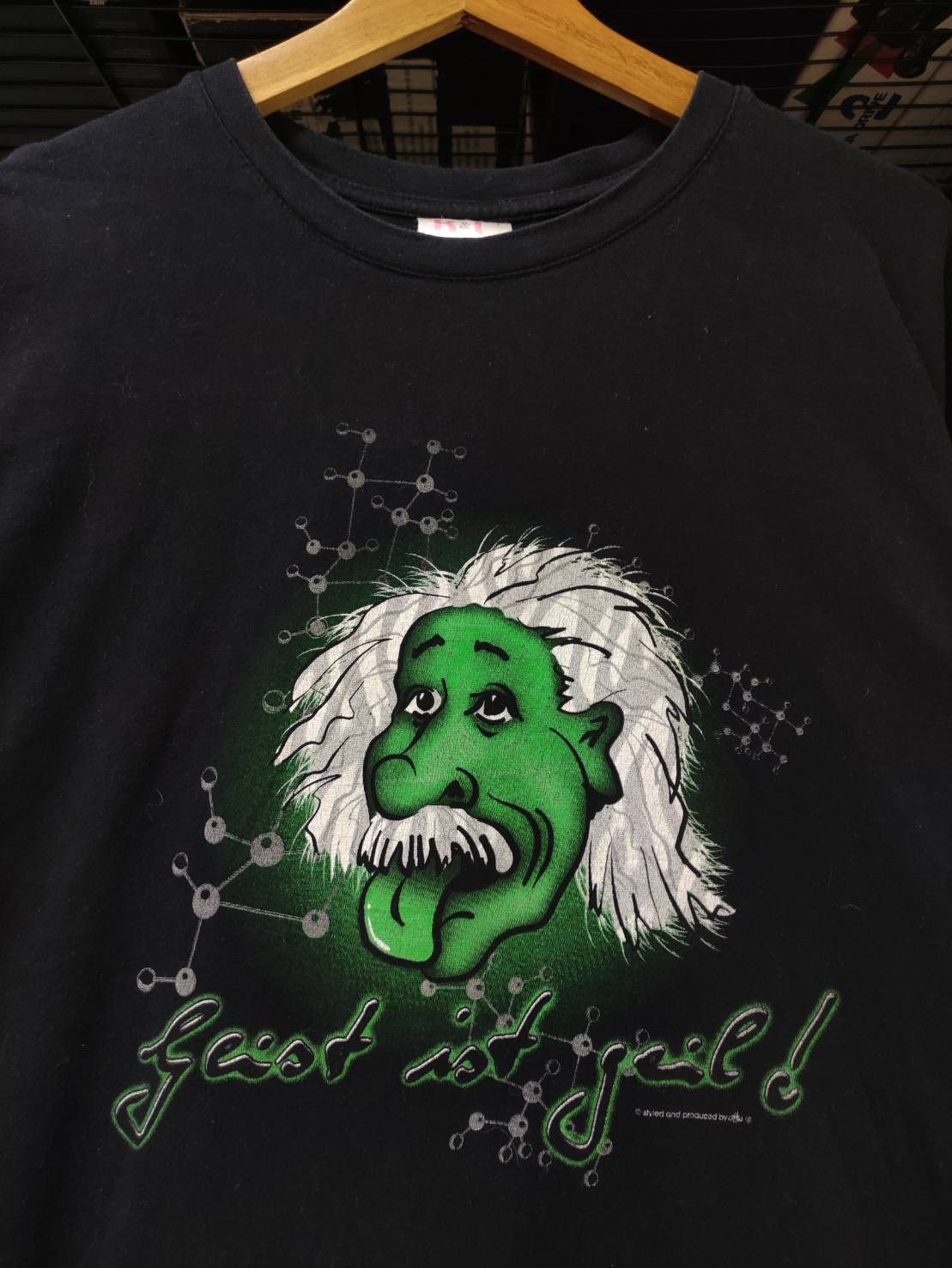 Arts & Science Vtg 00's Albert Einstein " Geist ist Geil " T-Shirt Size US XXL / EU 58 / 5 - 1 Thumbnail