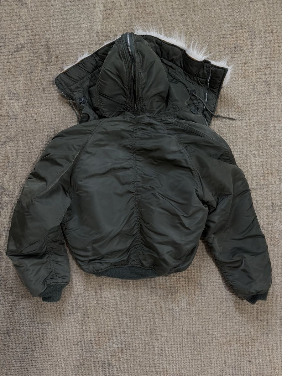 Vintage USA Military 70s Vintage N-2B Flying Man's Heavy Jacket Size US XL / EU 56 / 4 - 6 Thumbnail