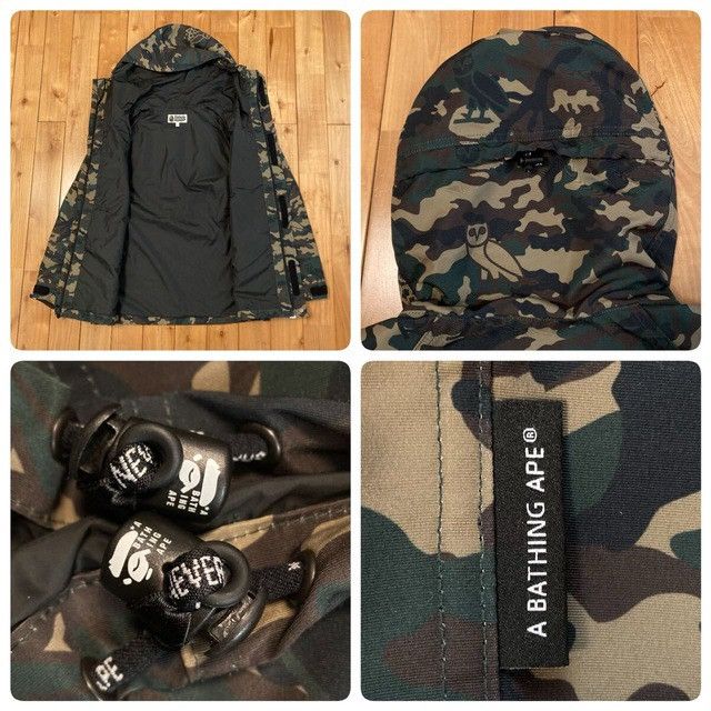 Bape × October's Very Own BAPE OVO Woodland Camo Hoodie Snowboard Jacket a bathing ape Size US S / EU 44-46 / 1 - 7 Thumbnail