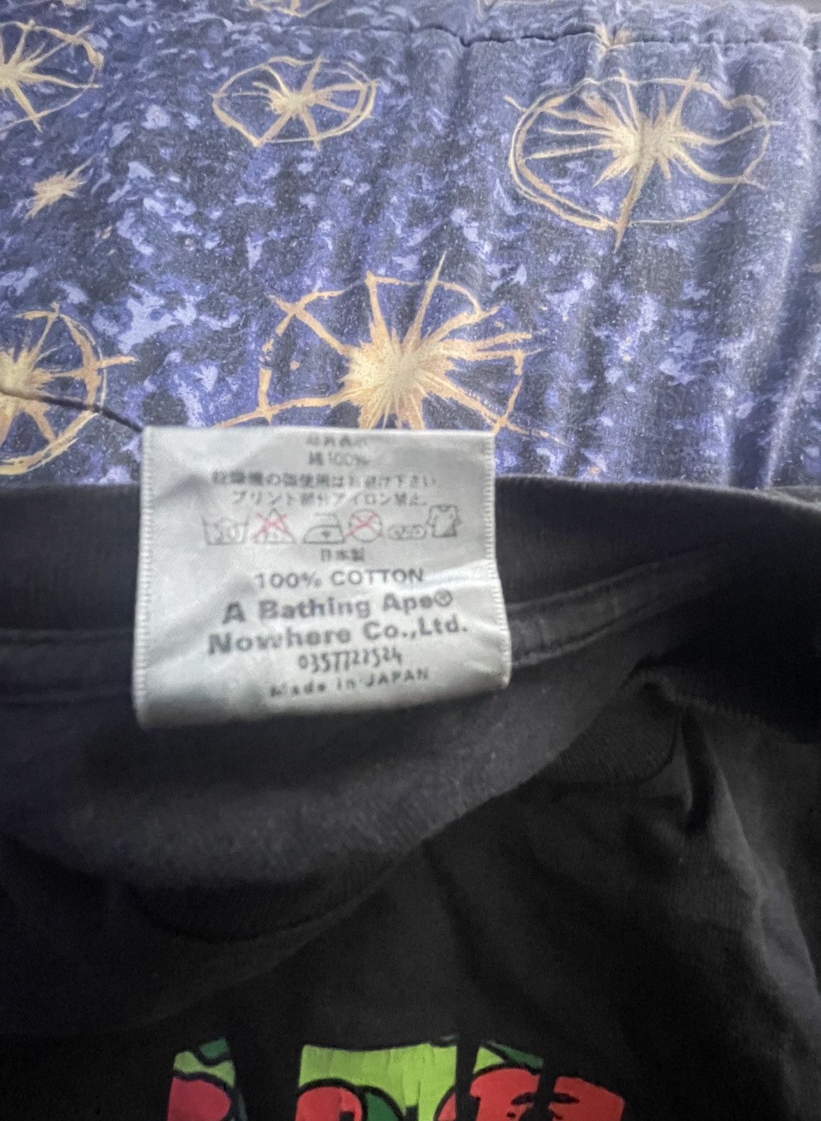 Bape × Vintage 2006 Bape Psyche Camo College Tee Rarest Camo Size US M / EU 48-50 / 2 - 4 Thumbnail