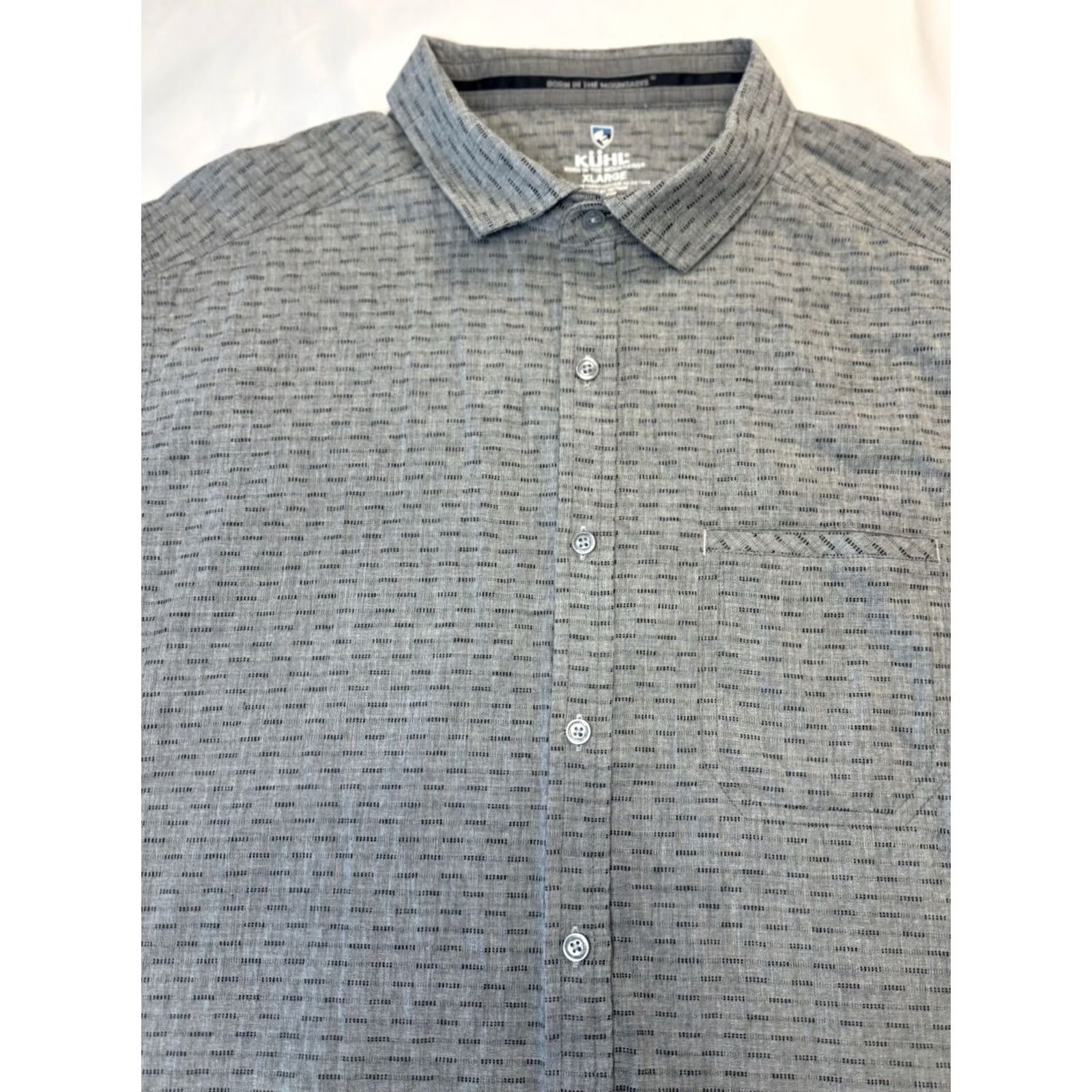 Vintage Kuhl Provok Short Sleeve Shirt Mens XL Button Up Geometric AOP Dashes Hiking Size US XL / EU 56 / 4 - 2 Thumbnail