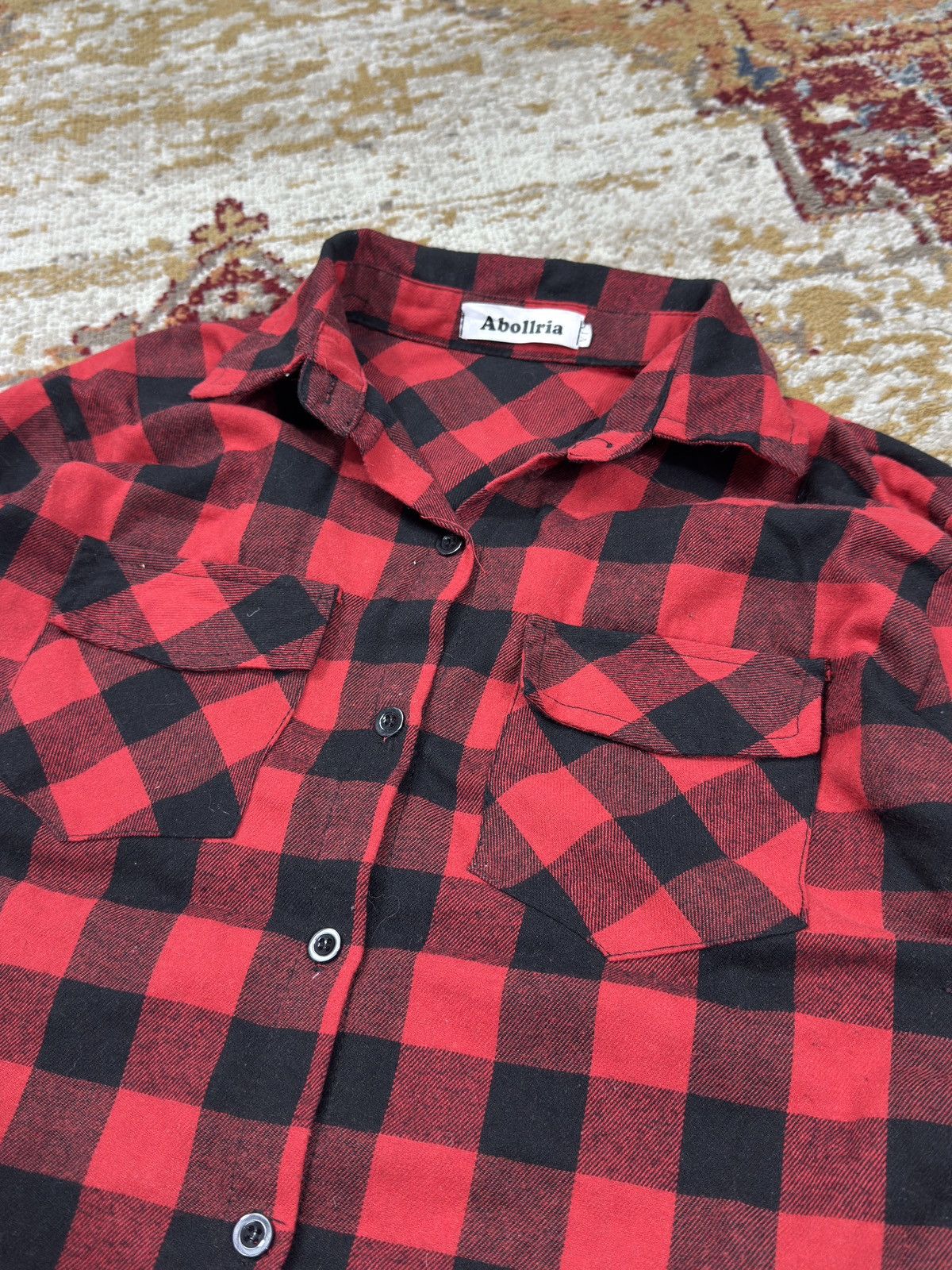 Japanese Brand × Yohji Yamamoto ᶠᵃⁿᶜʸᵍᵘʸBOXY Suit Shirt Vintage Cropped Button Up 90s 80 Size US M / EU 48-50 / 2 - 3 Thumbnail