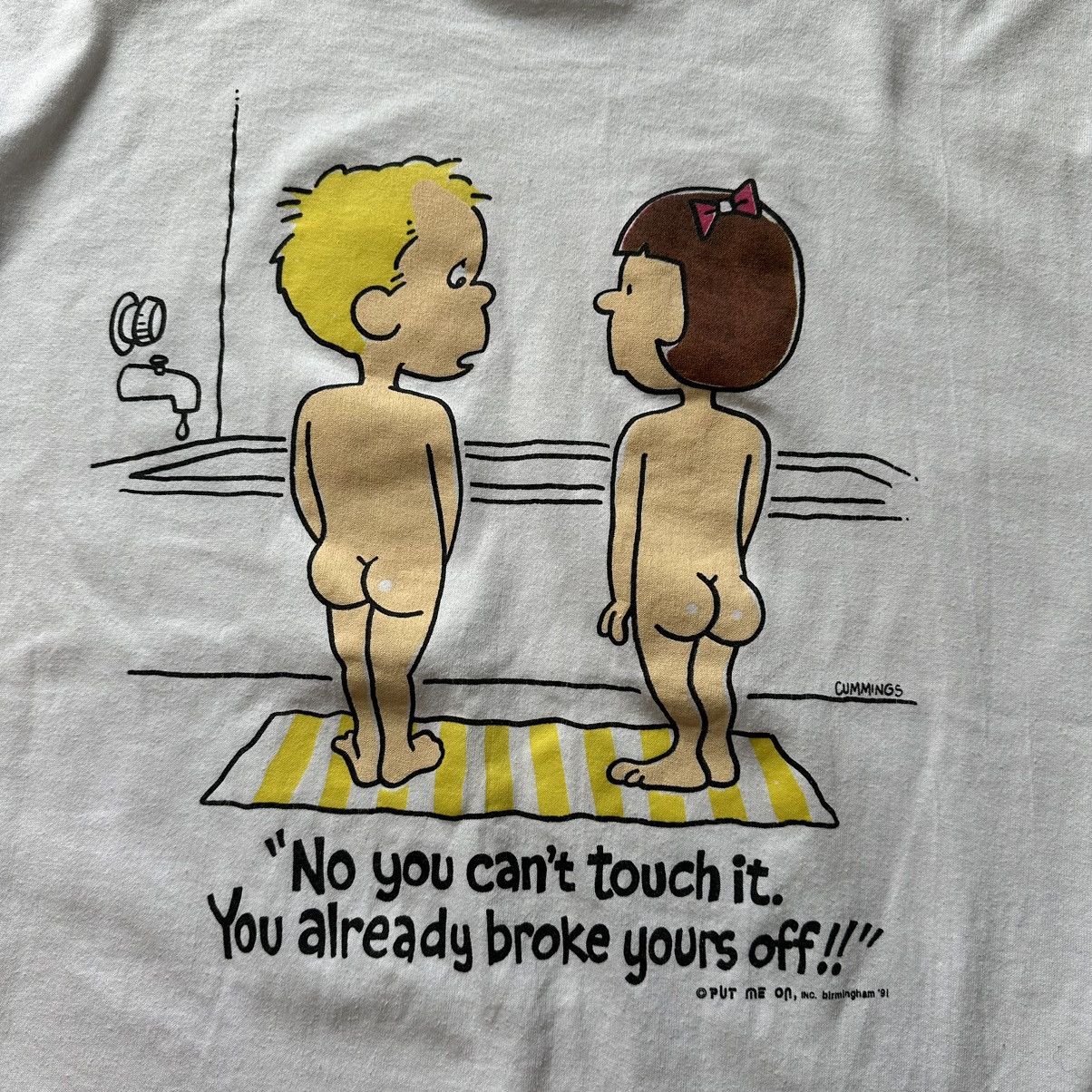 Other Vintage 90s Adult Humor Funny You Can’t Touch It Kid Shirt Size US L / EU 52-54 / 3 - 2 Thumbnail