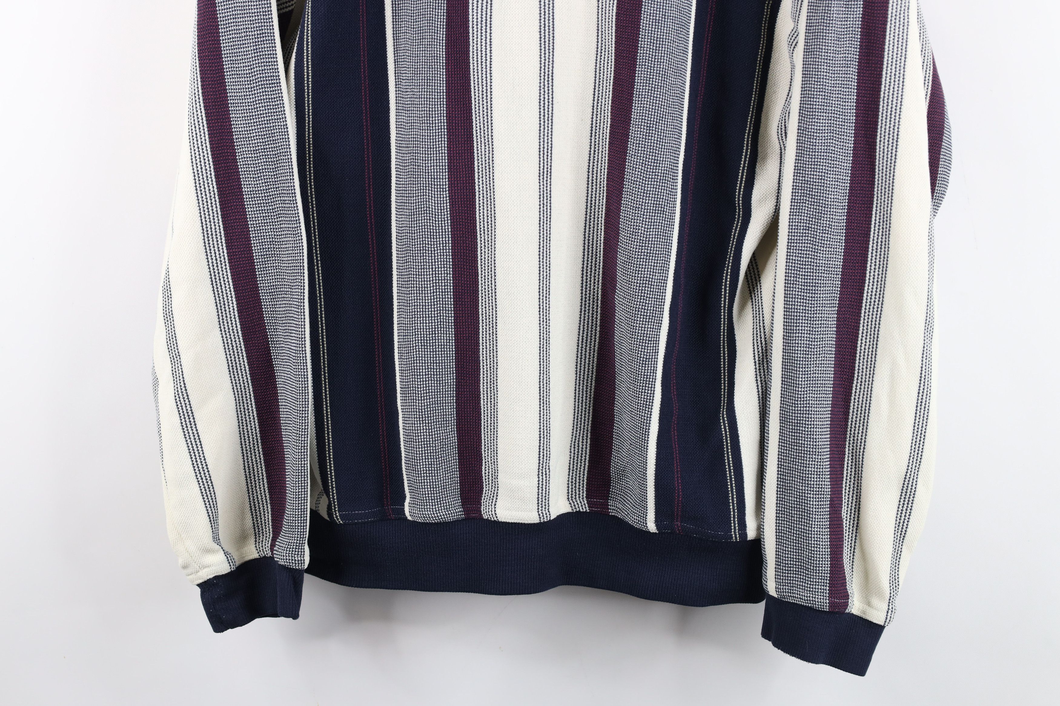 Vintage Vintage 90s Streetwear Knit Long Sleeve Pullover Polo Size US XL / EU 56 / 4 - 3 Thumbnail