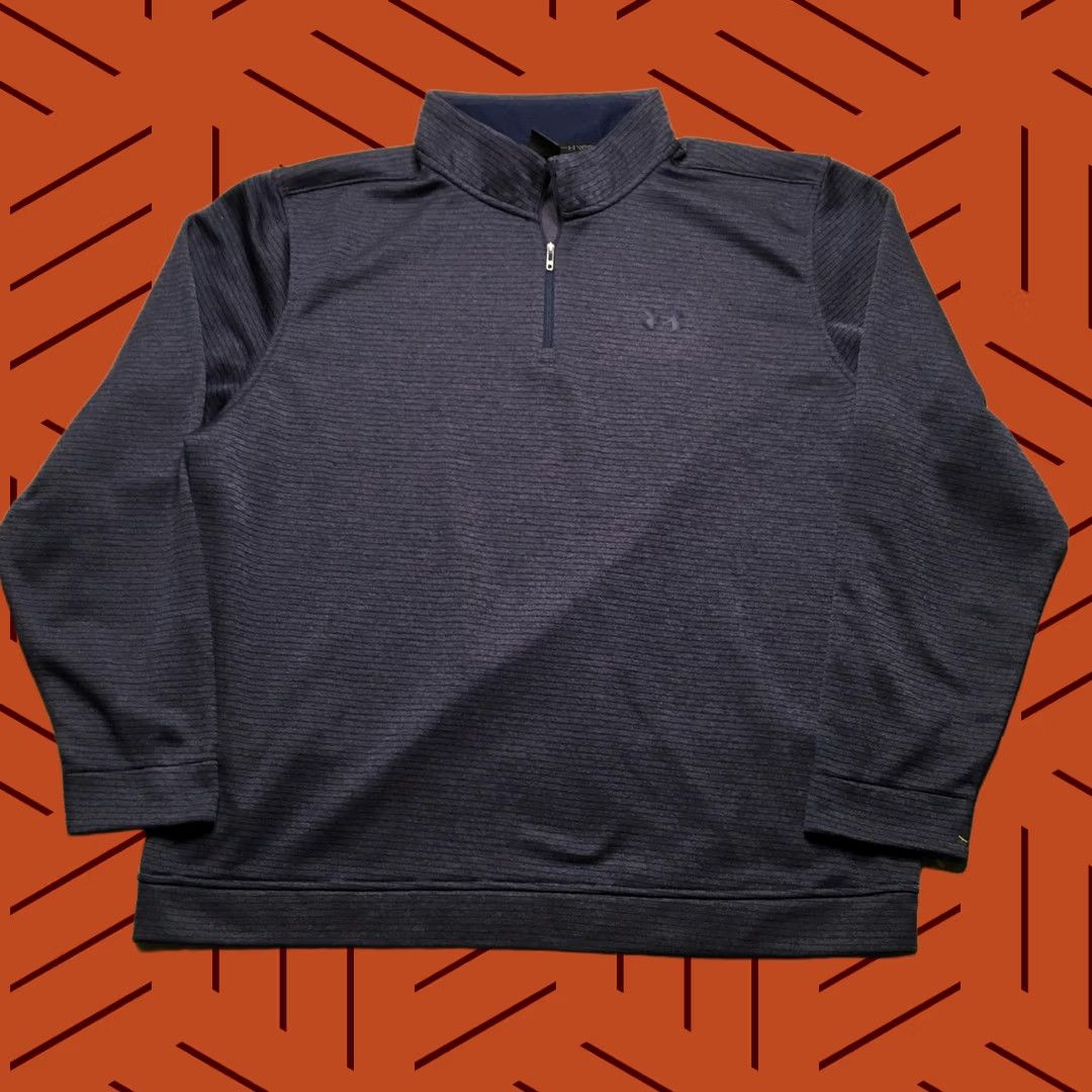 Under Armour Under Armour Storm Sweatshirt Mens 3XL Blue 1/4 Zip Golf Fleece Pullover Size US XXL / EU 58 / 5 - 1 Thumbnail